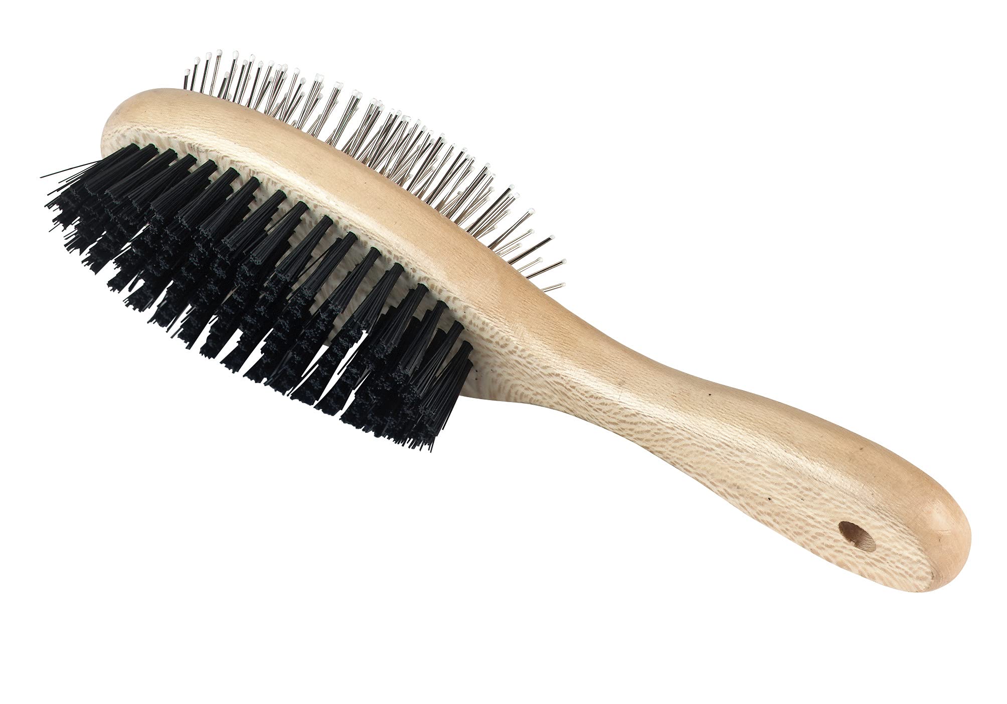 Kerbl Pet B. CARE Double Brush - Detangling | 23 cm Length | Metal Bristles