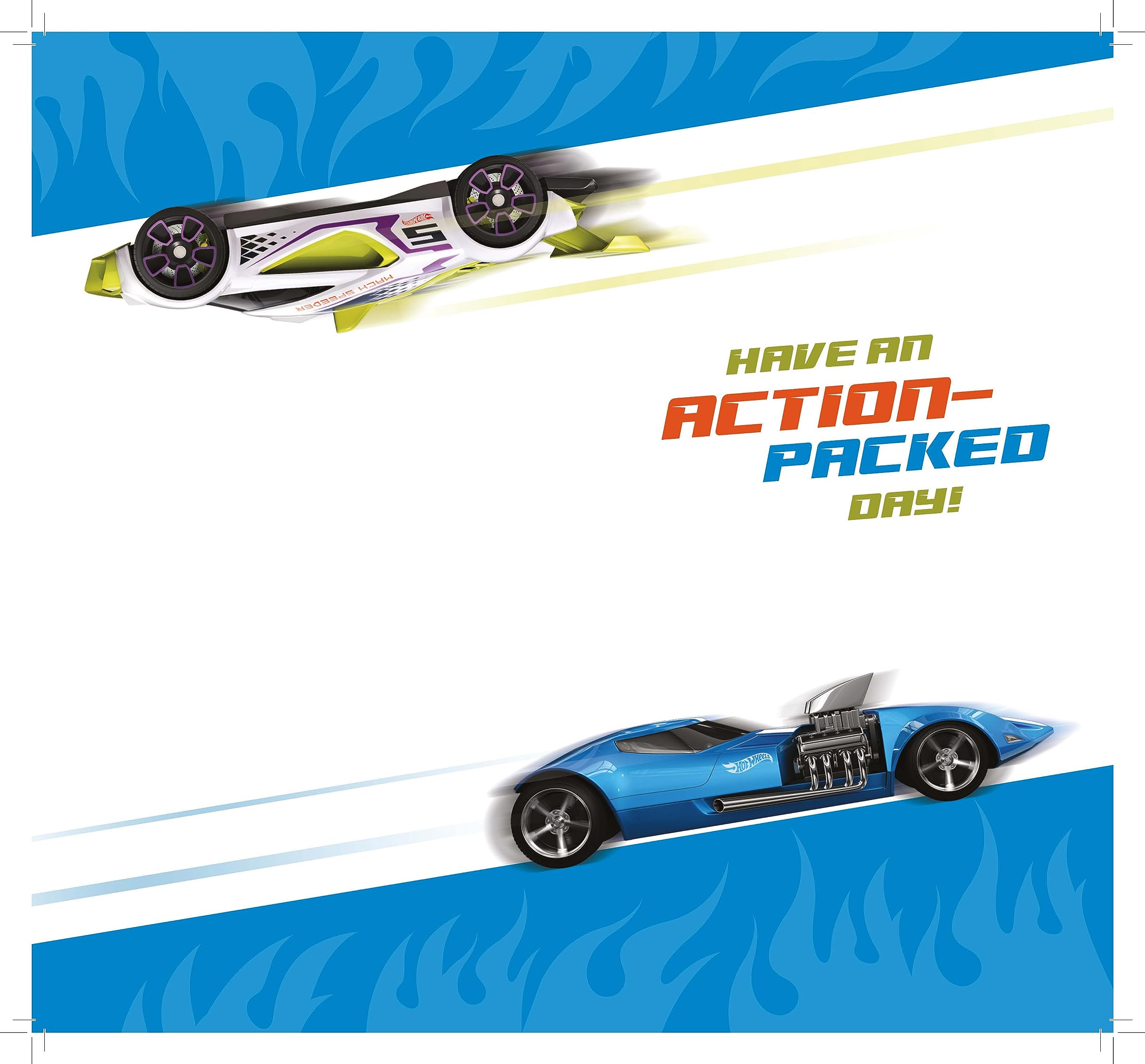 Danilo Promotions LTD Hot Wheels Grandson Birthday Card | 5x9 Inches | Officially Licensed 2