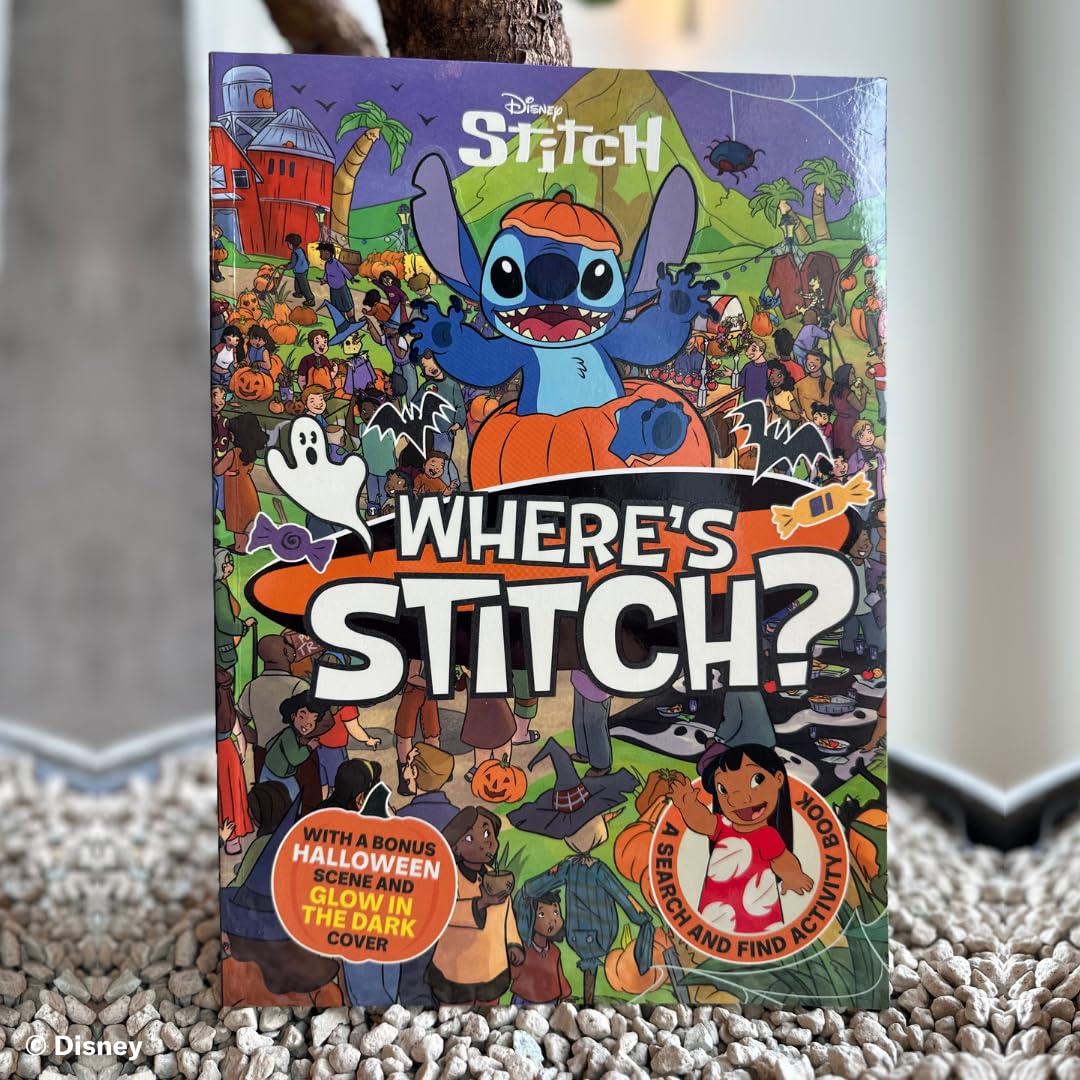Studio Press Where's Stitch?: A Limited Halloween Edition Disney Search-and-Find Activity Book 5