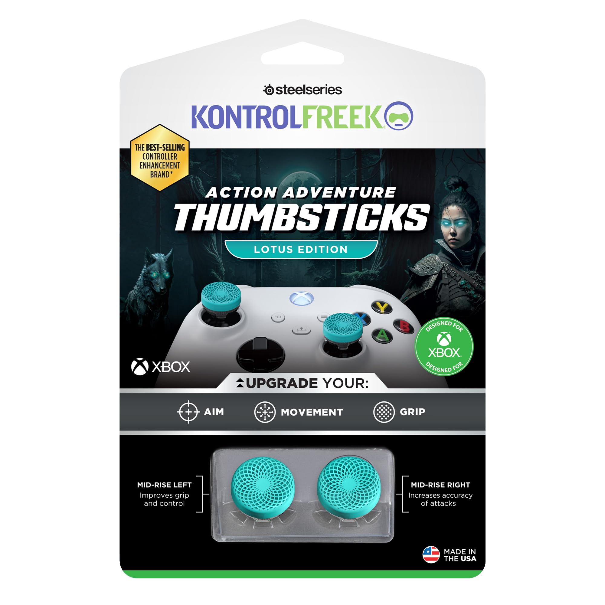 KontrolFreek Lotus for Xbox One and Xbox Series X Controller, Performance T 4