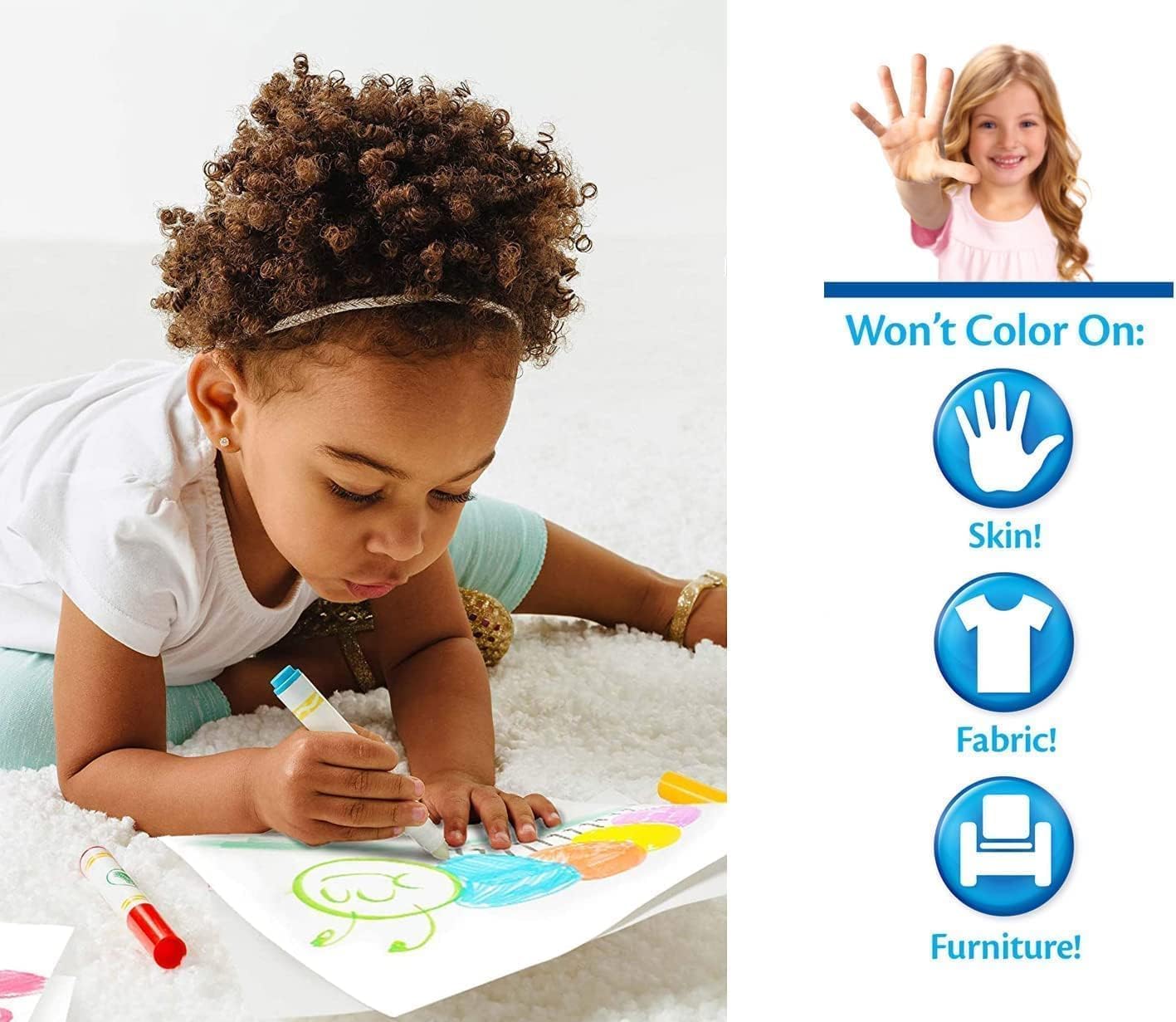 CRAYOLA Bluey Colour Wonder Magic Light Brush Craft Kit - Mess Free Painting for Ages 3+ 6