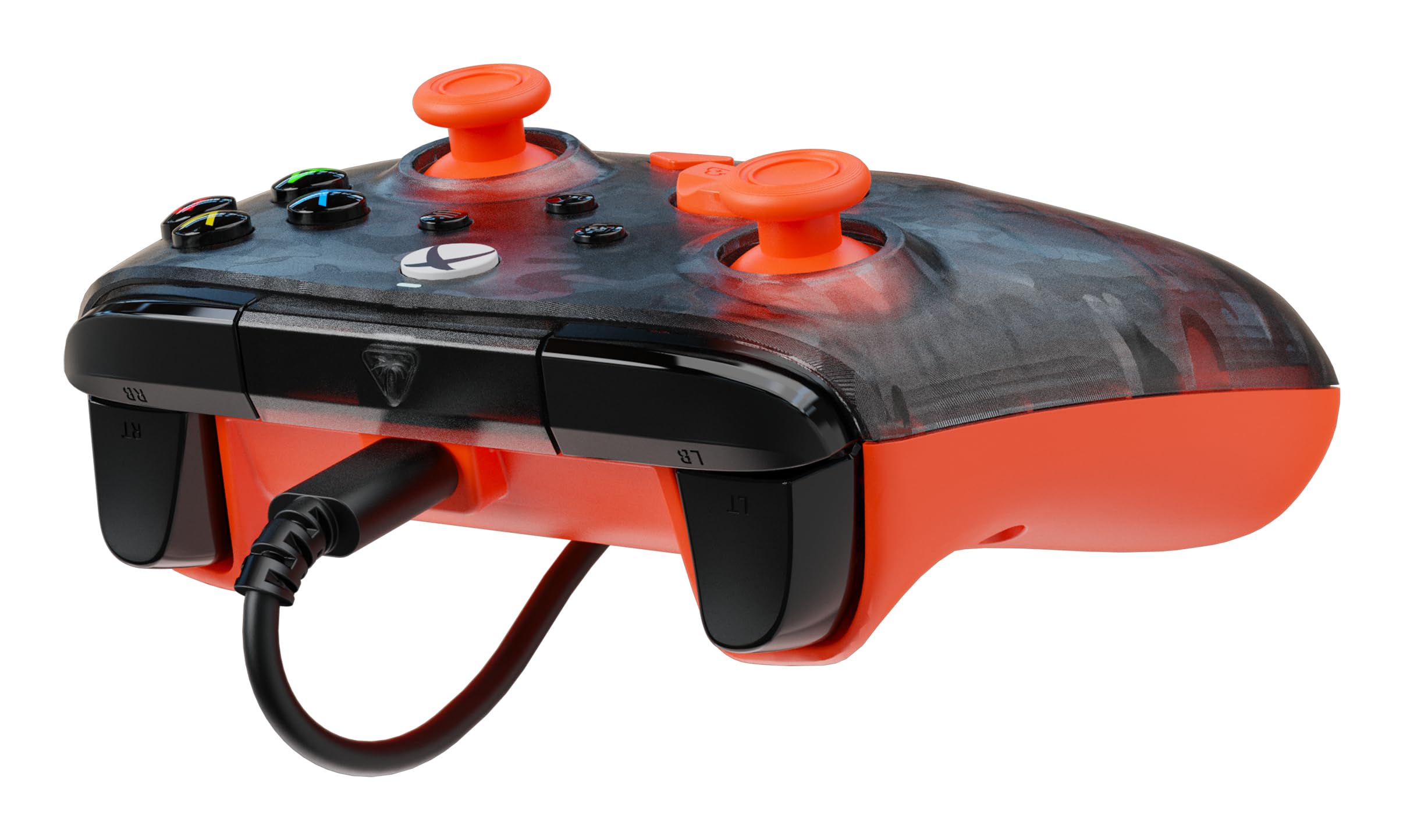 Turtle Beach Rematch Core Orange and Ghost Black Camo Wired Gaming Controll 4