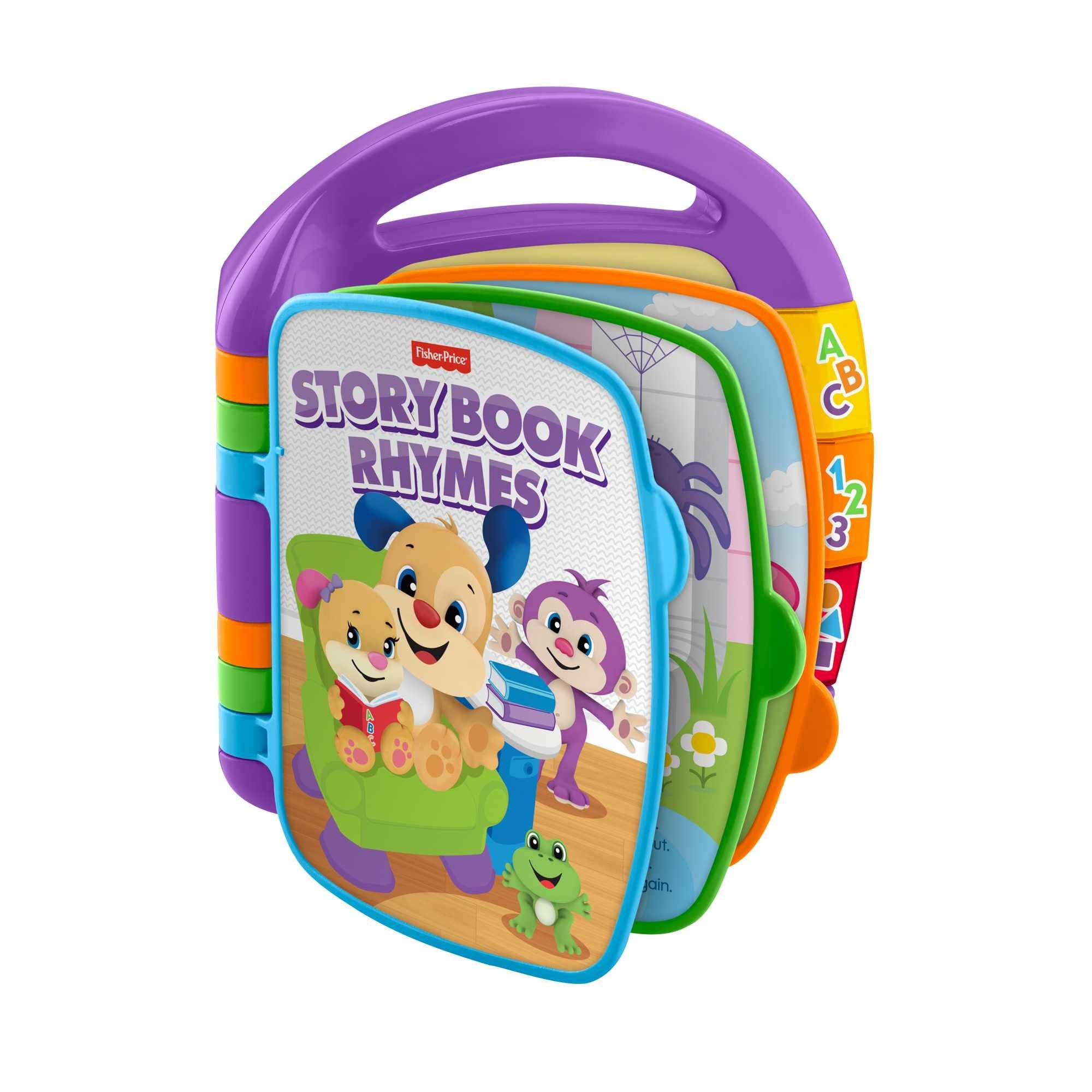 Fisher-Price „Laugh & Learn“-Geschichtenbuch-Reime – Musikalisches, leuchtendes Lernspielzeug für Babys ab 6 Monaten