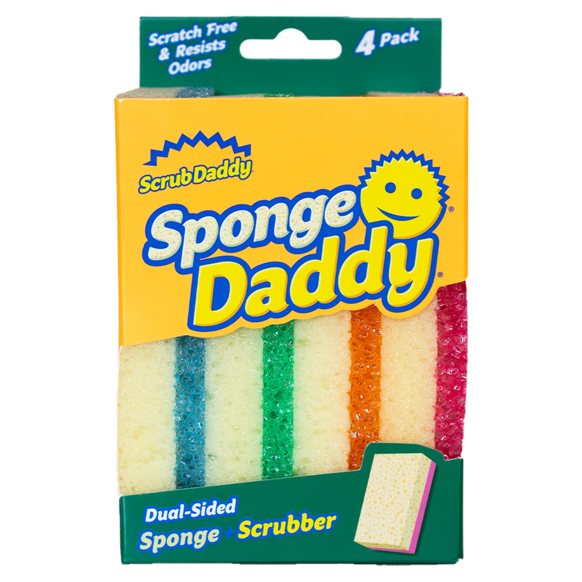 Scrub Daddy - Sponge Daddy Dual-Sided Scrubber Sponge for Dishes & Surfaces