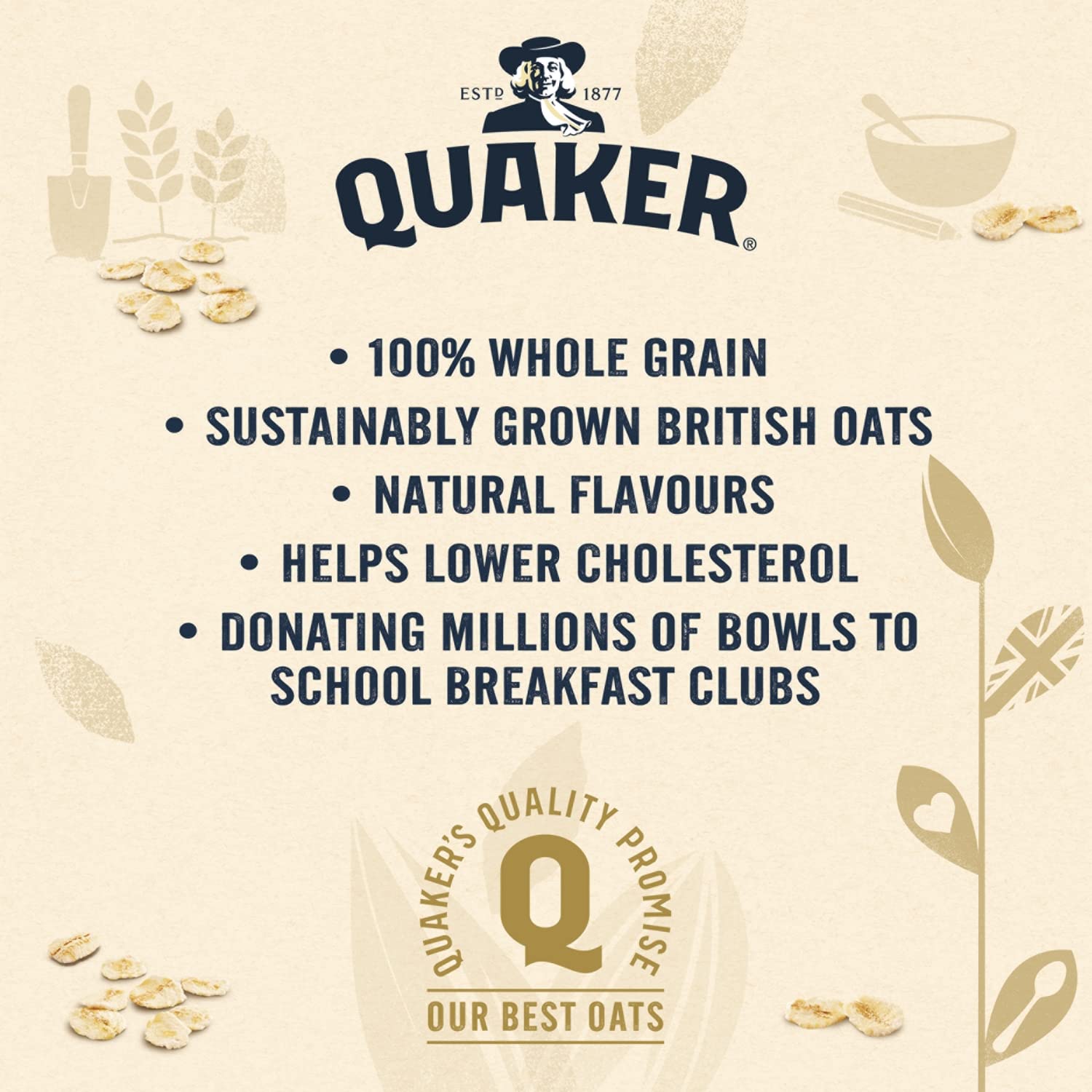 Quaker Oat So Simple Sweet Cinnamon Porridge - 10 Sachets x 33g | Reduces Cholesterol 6