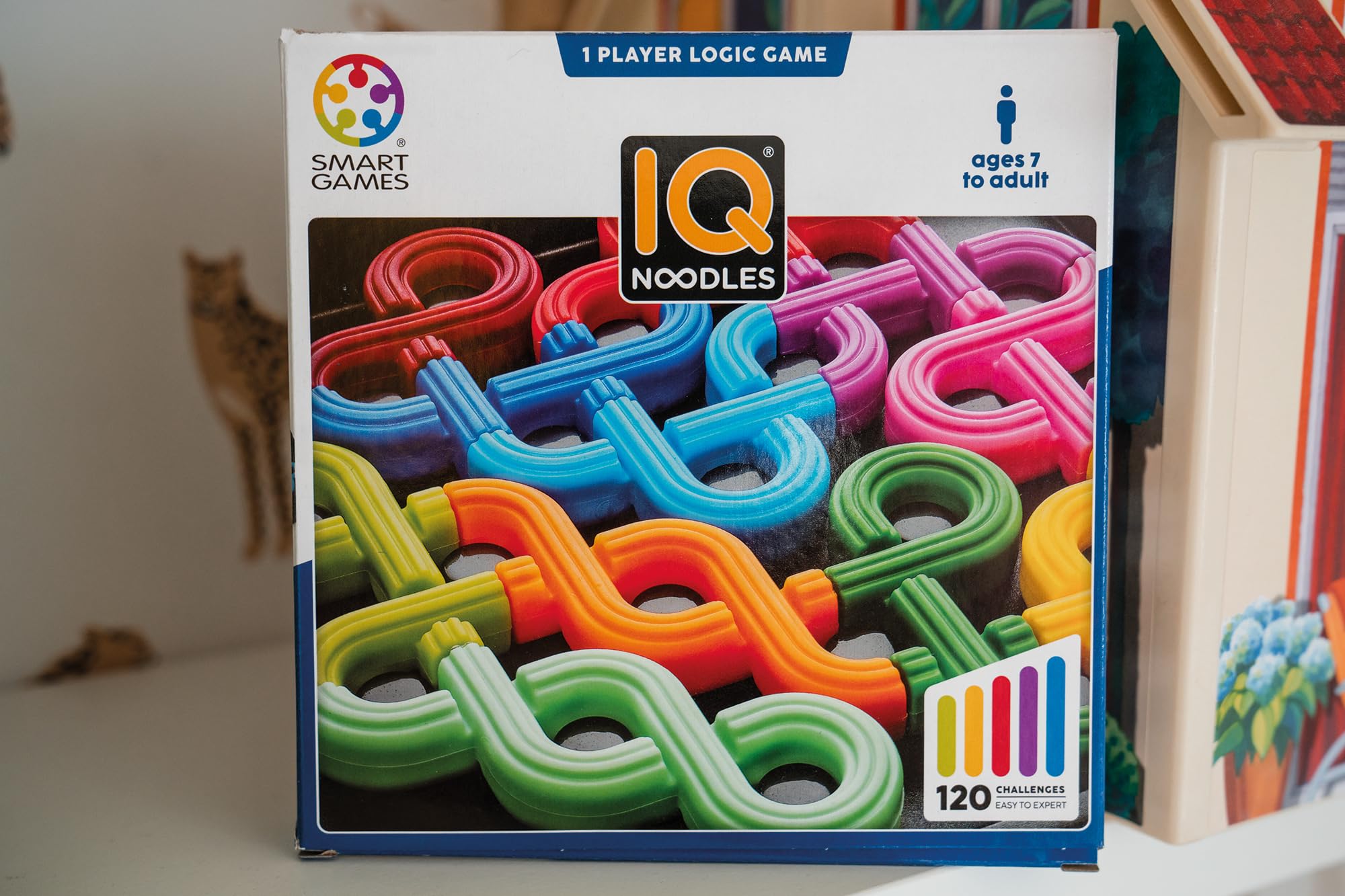 SmartGames IQ Noodles Puzzle Game with 120 Challenges for Ages 7+ 2