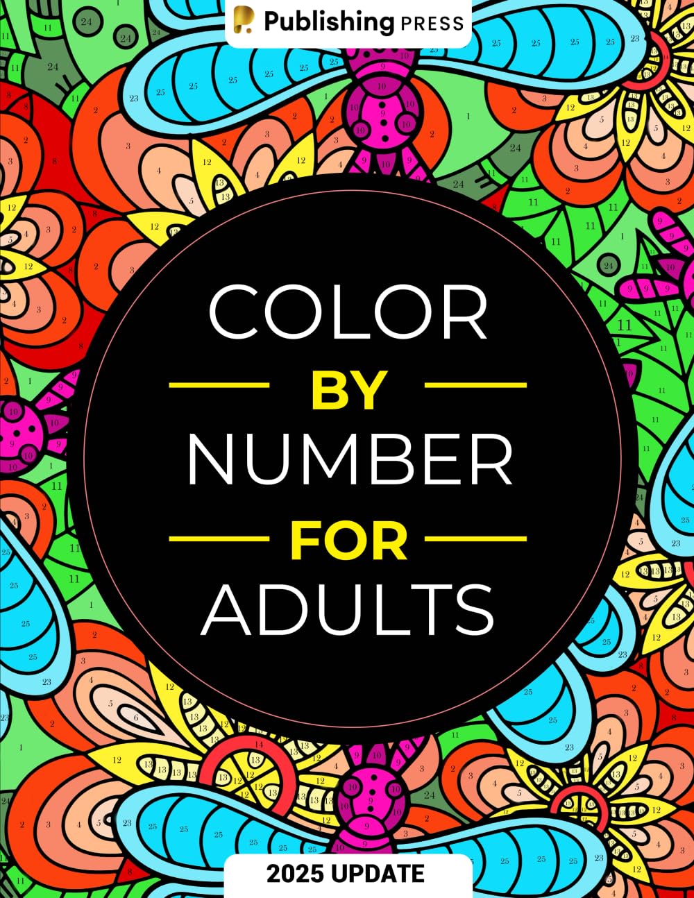 Premium Press Color By Number For Adults: 75 Beautiful Pictures Designed For Fun | Paperback 1