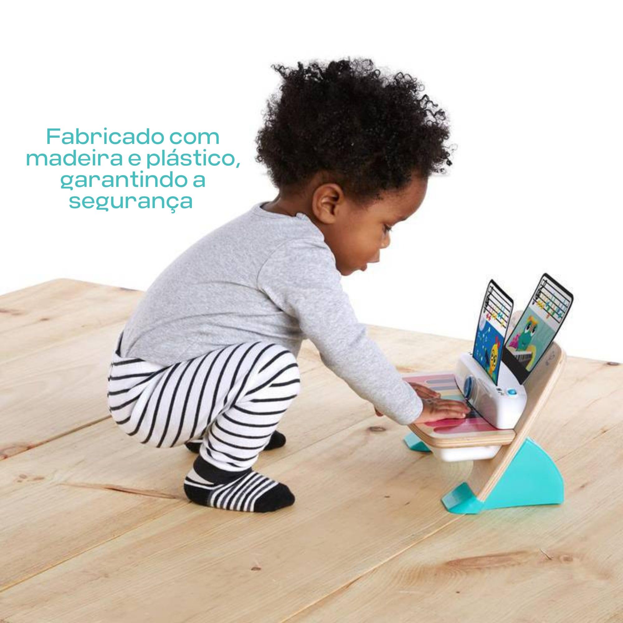Baby Einstein Hape Magic Touch Piano - Wooden Musical Toy for Toddlers 6-36 Months 3