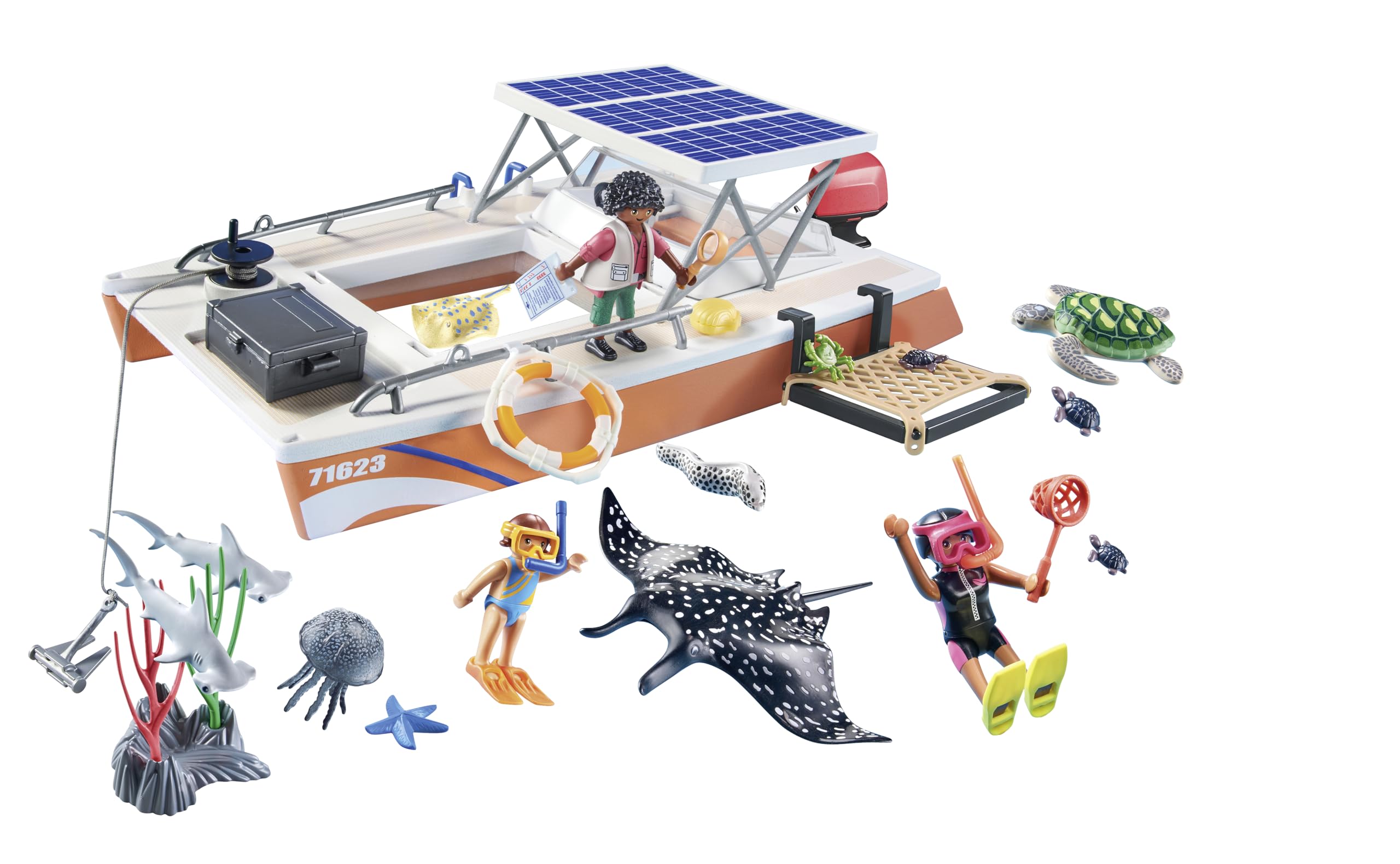 Playmobil Coral Reef Examination Set - Educational Underwater Playset for Kids 4+ 2