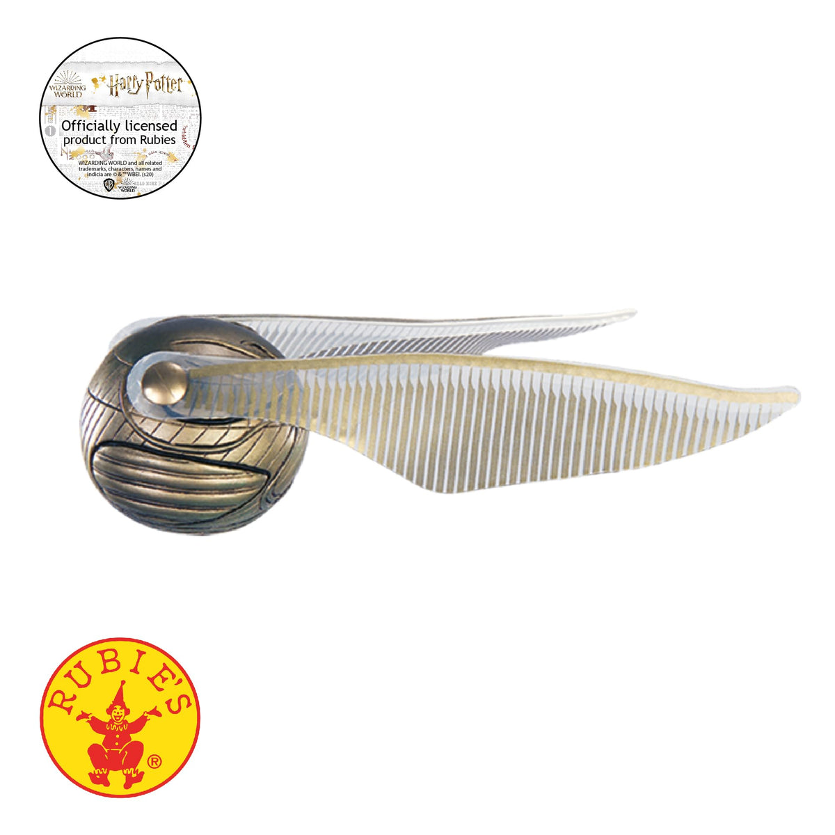 Rubie's Harry Potter Golden Snitch Quidditch Fancy Dress Accessory - One Size