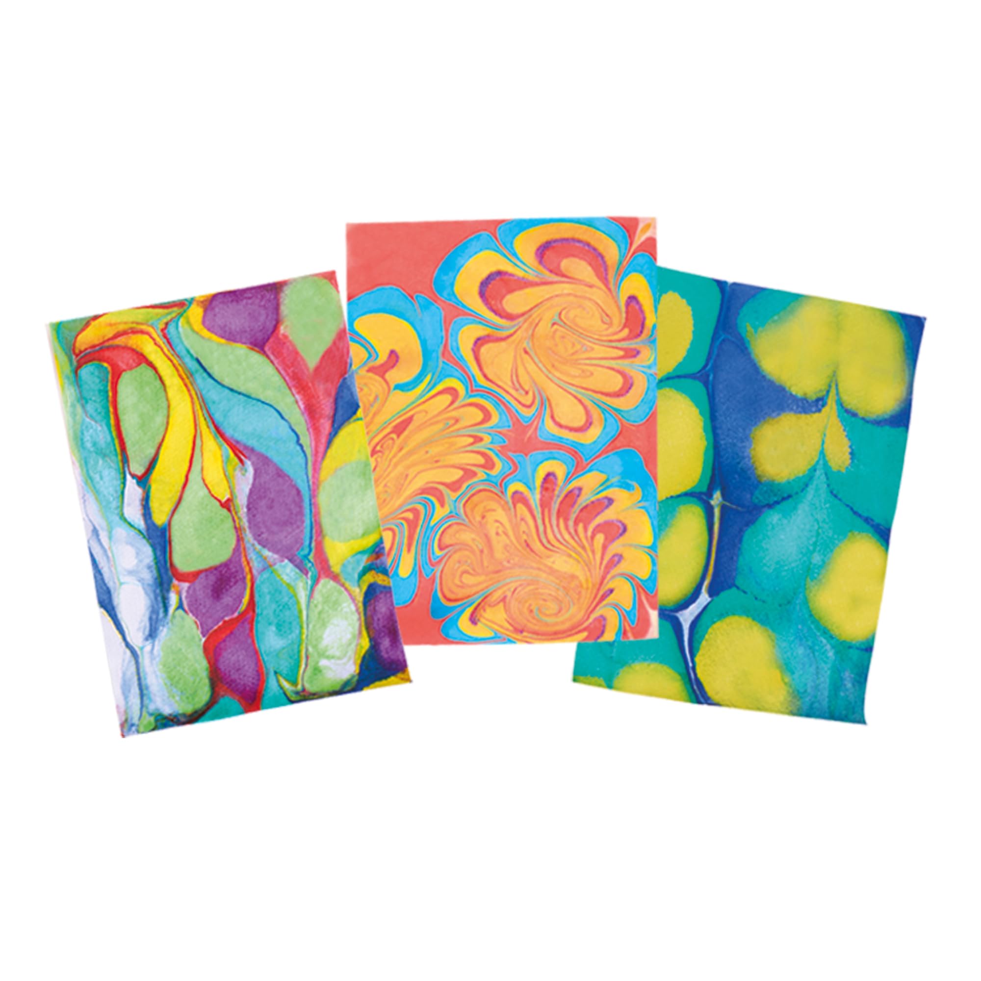 Paint Pop Marbling Art Creations Set - 12 Colors, 10 Papers, Mess-Free Water Art Kit 3