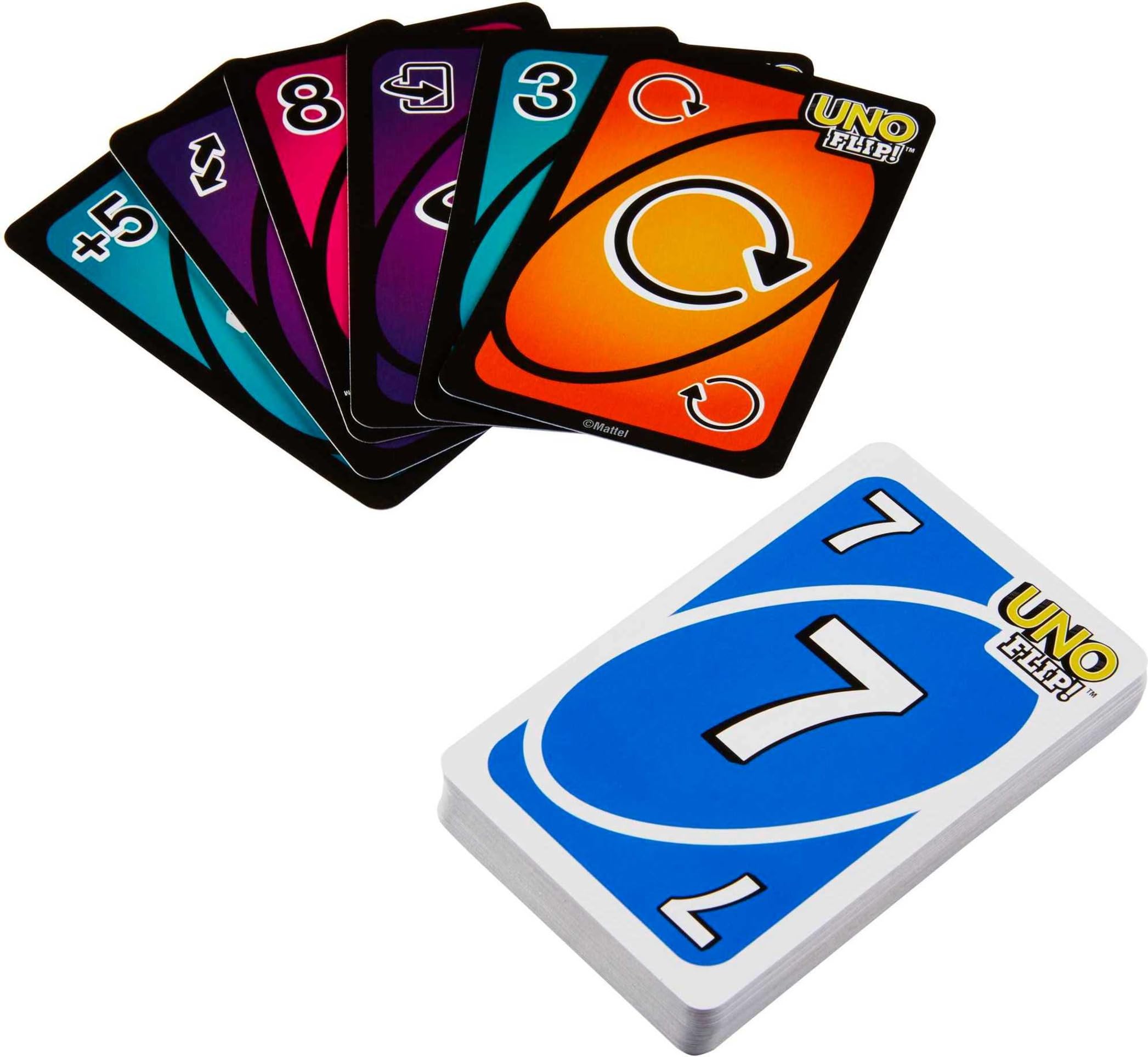Mattel Games UNO FLIP! Family Card Game GDG37 | 112 Cards | Ages 7+ 5