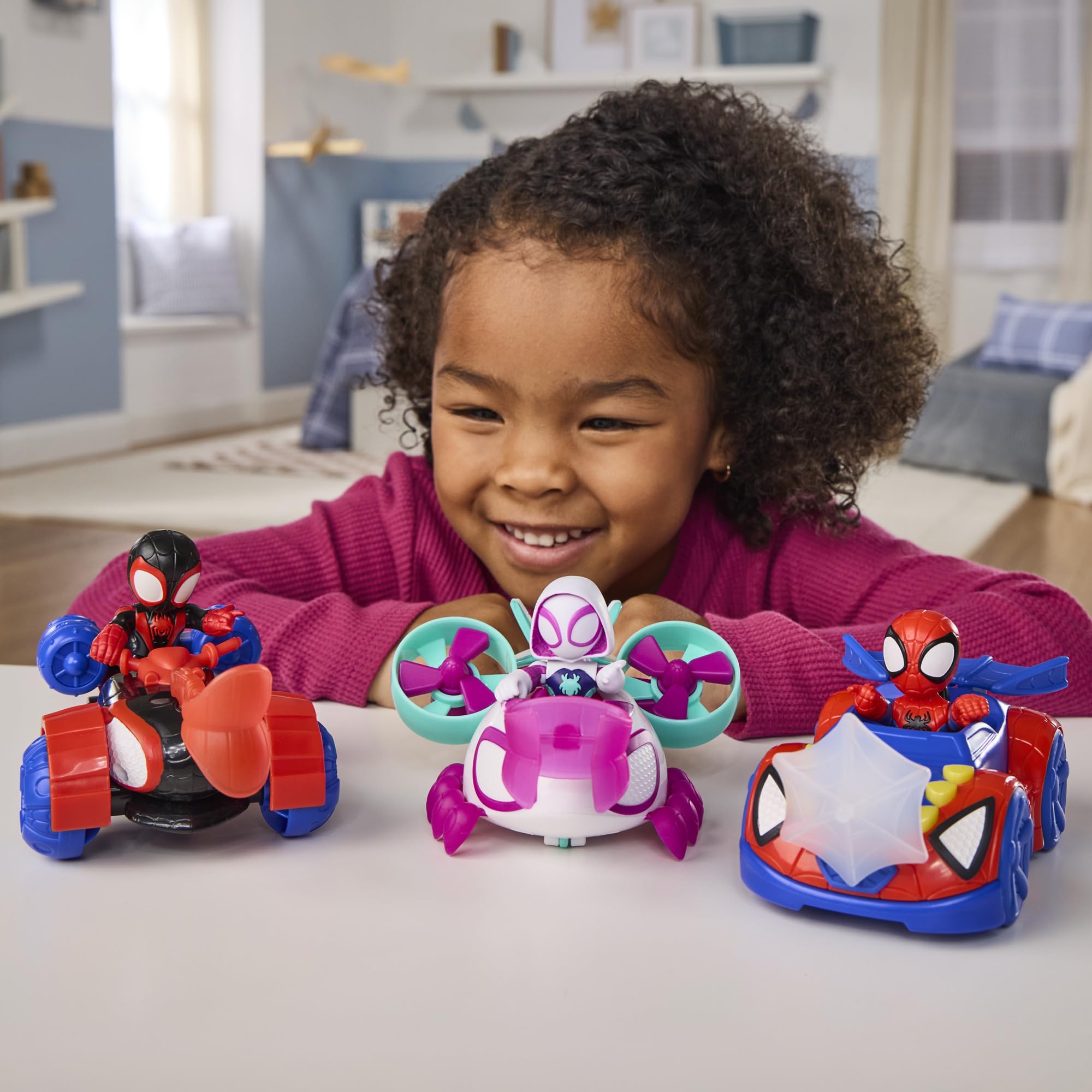 Marvel Spidey and His Amazing Friends Spidey Web Crawler Toy Car with 7.6-cm Figure | Ages 3+ | Plastic 8