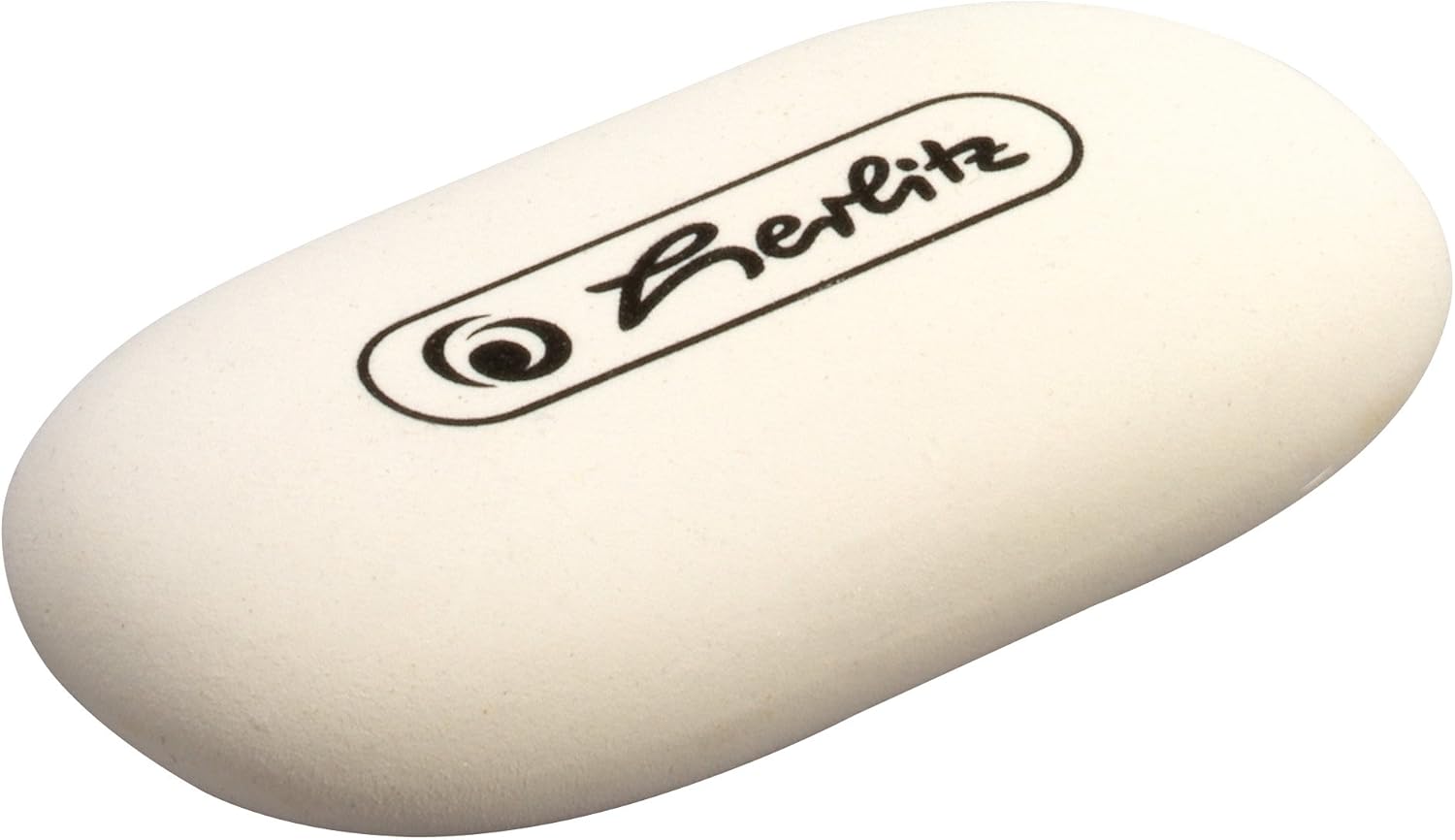 Herlitz Oval Shape Eraser - White 3