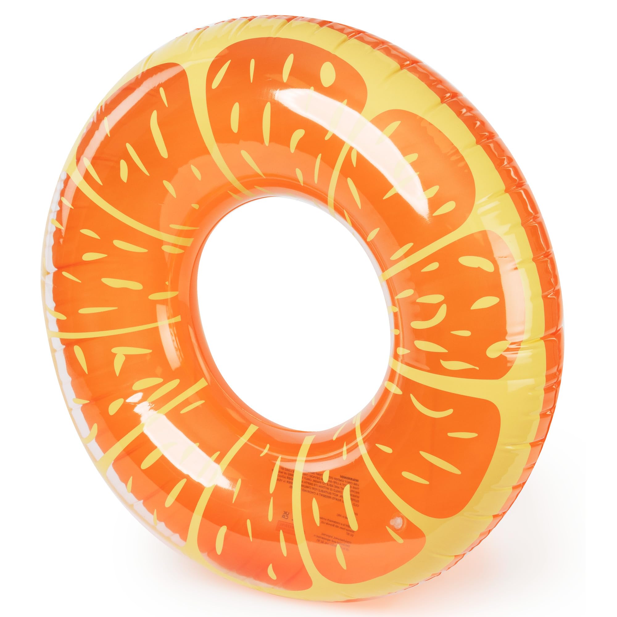 SPLASH! Inflatable Swimming Ring 90cm - Durable PVC, Supports 80kg | Fruit Design