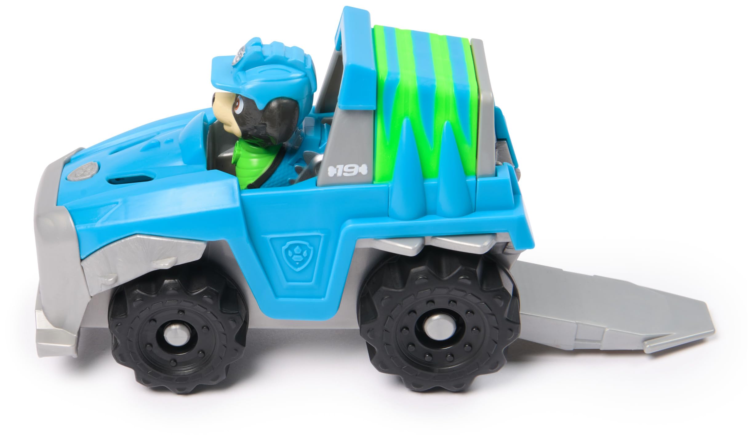 Paw Patrol Rex‘ Dinosaurier-Rettungsfahrzeug mit Actionfigur zum Sammeln – nachhaltig hergestellter Spielzeug-Truck für Kinder ab 3 Jahren