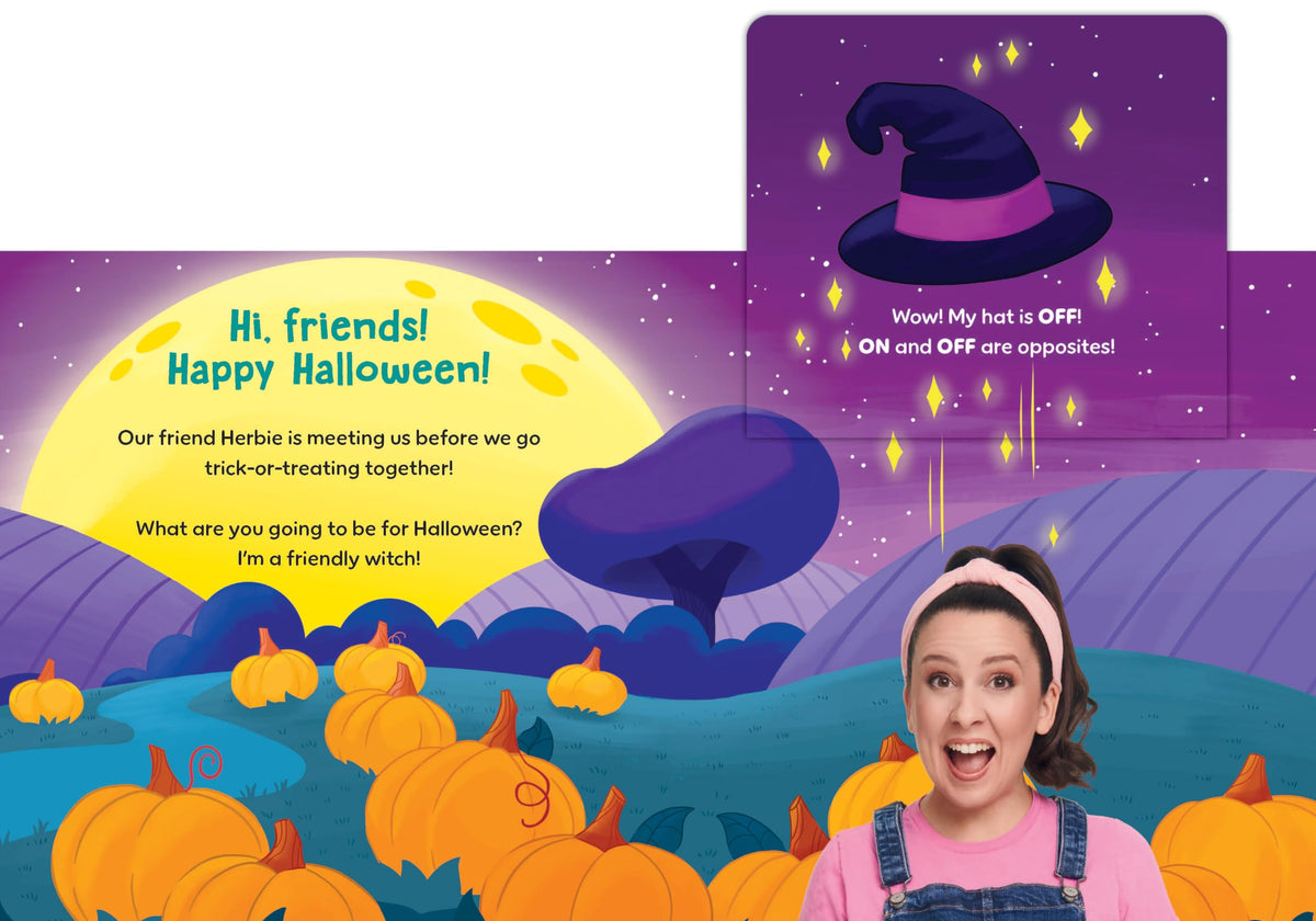 Ladybird Ms Rachel - Halloween Opposites Lift-the-Flap Board Book | Baby - 3 years | 14 pages