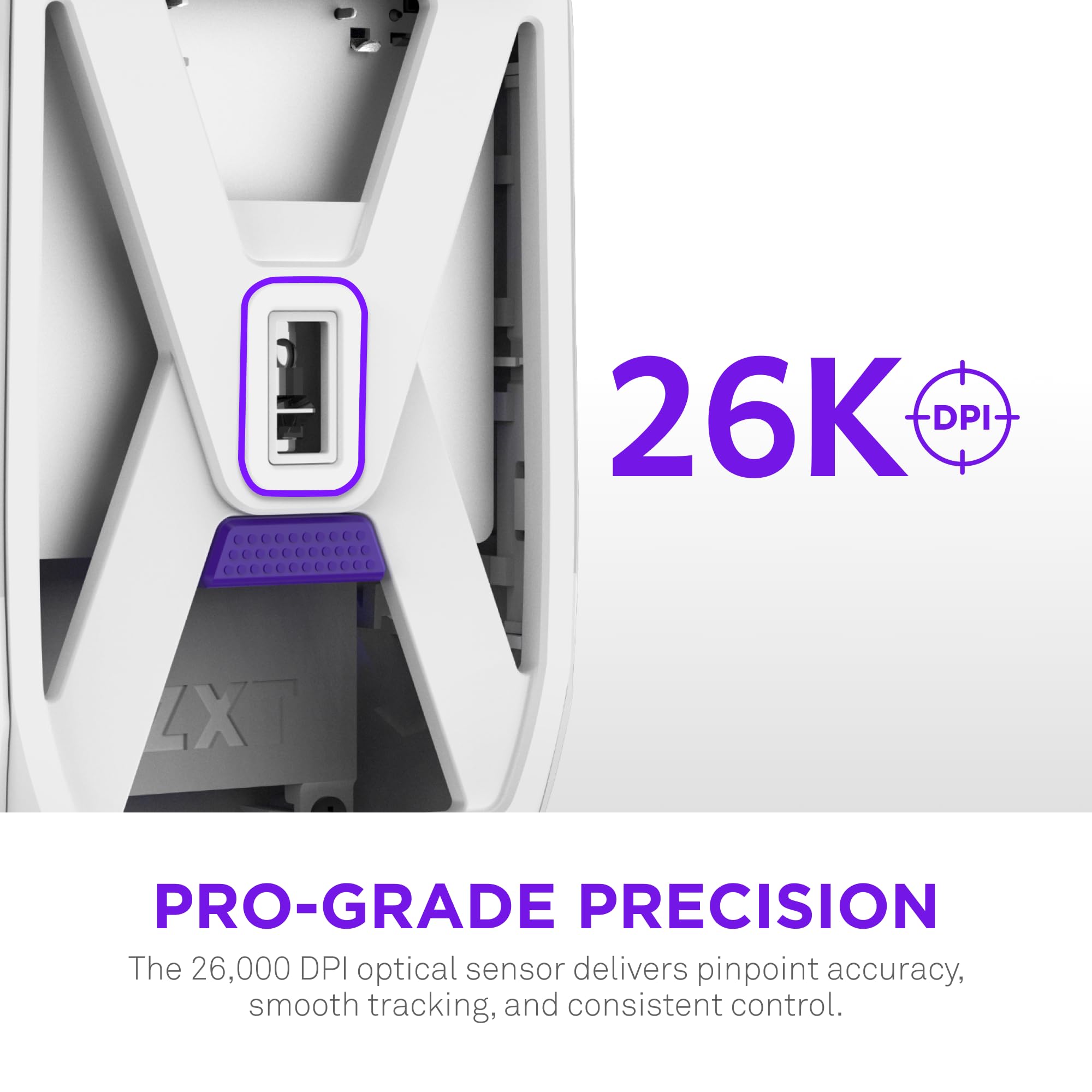 NZXT Lift Elite Wireless Gaming Mouse - 57g Ultra-Lightweight with 4K/8K Polling Rate 12