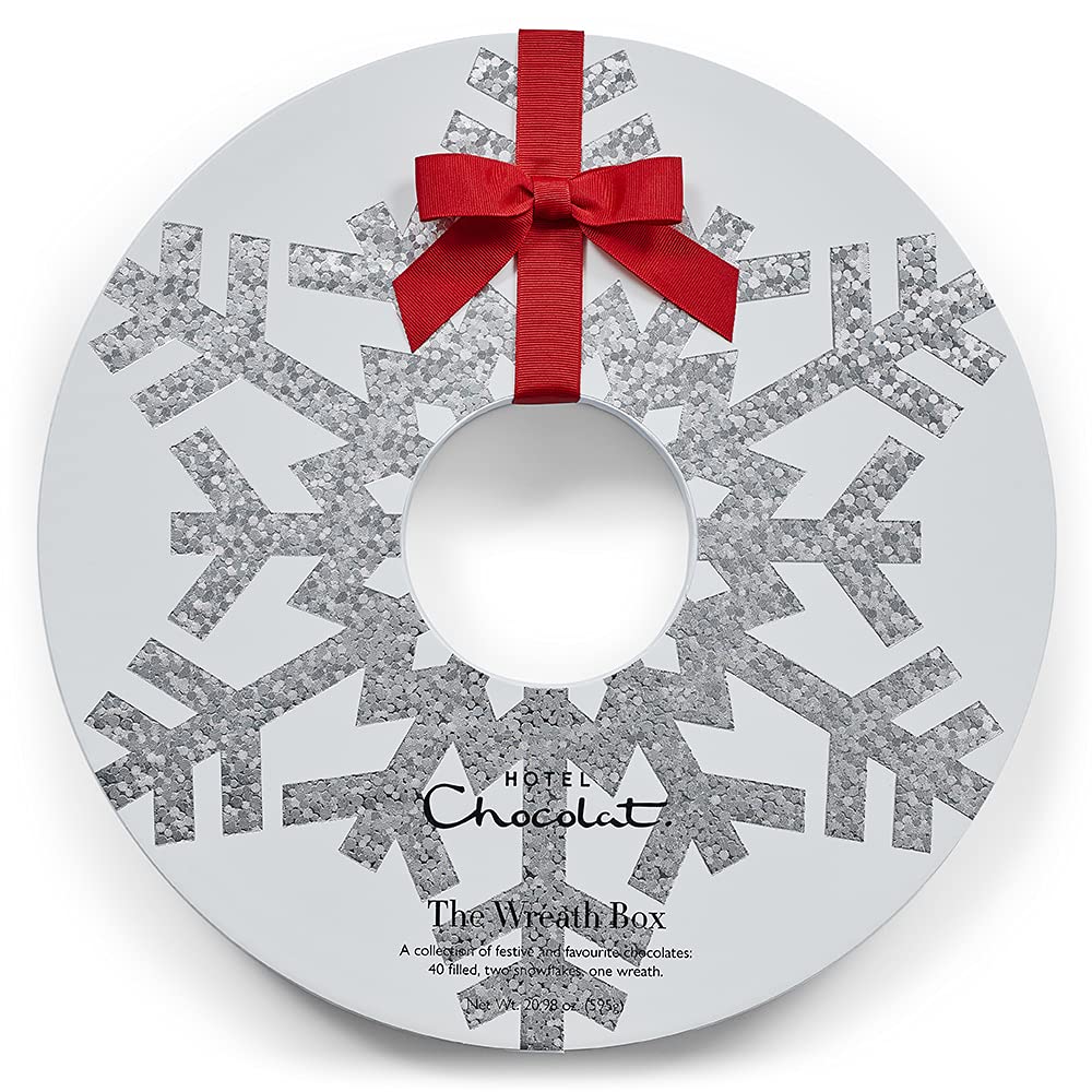 Hotel Chocolat The Wreath Box - 40 Chocolates, 2 Snowflakes, 1 Festive Wreath 3