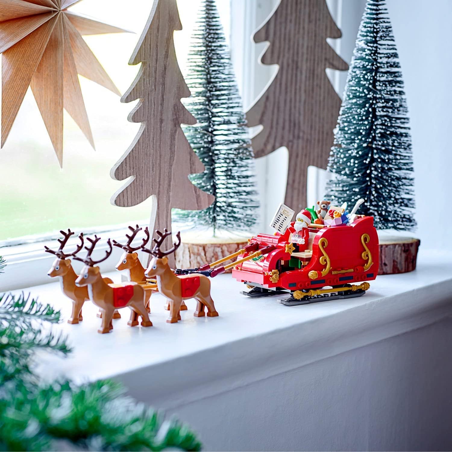 LEGO Santa's Sleigh Set 40499 - Building Toy for Kids 9+ 4
