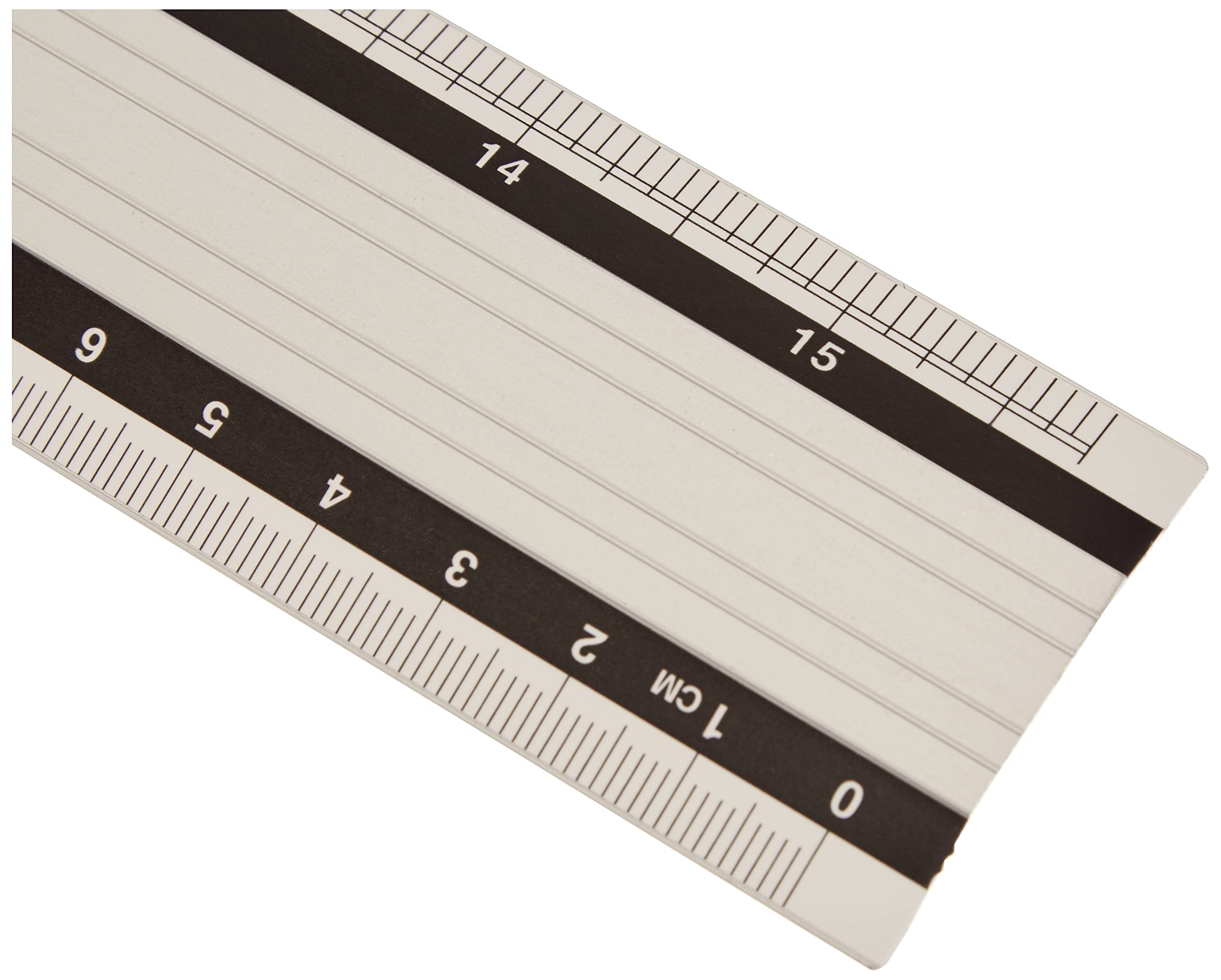 Westcott E-10192 00 Aluminum Ruler - 40 cm / 16' Length | Metric & Inch Scale 4