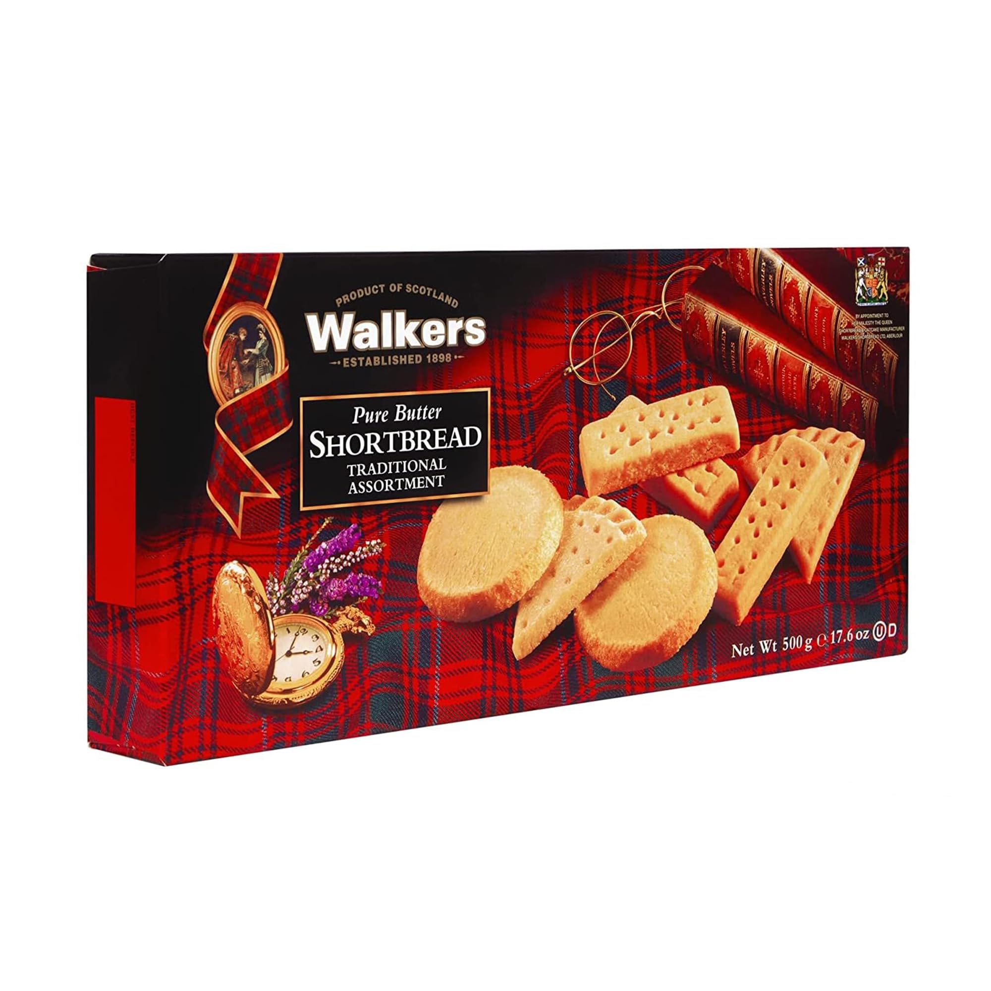 Walker's Shortbread Assortment - Traditional Pure Butter Scottish Recipe | 500g 1