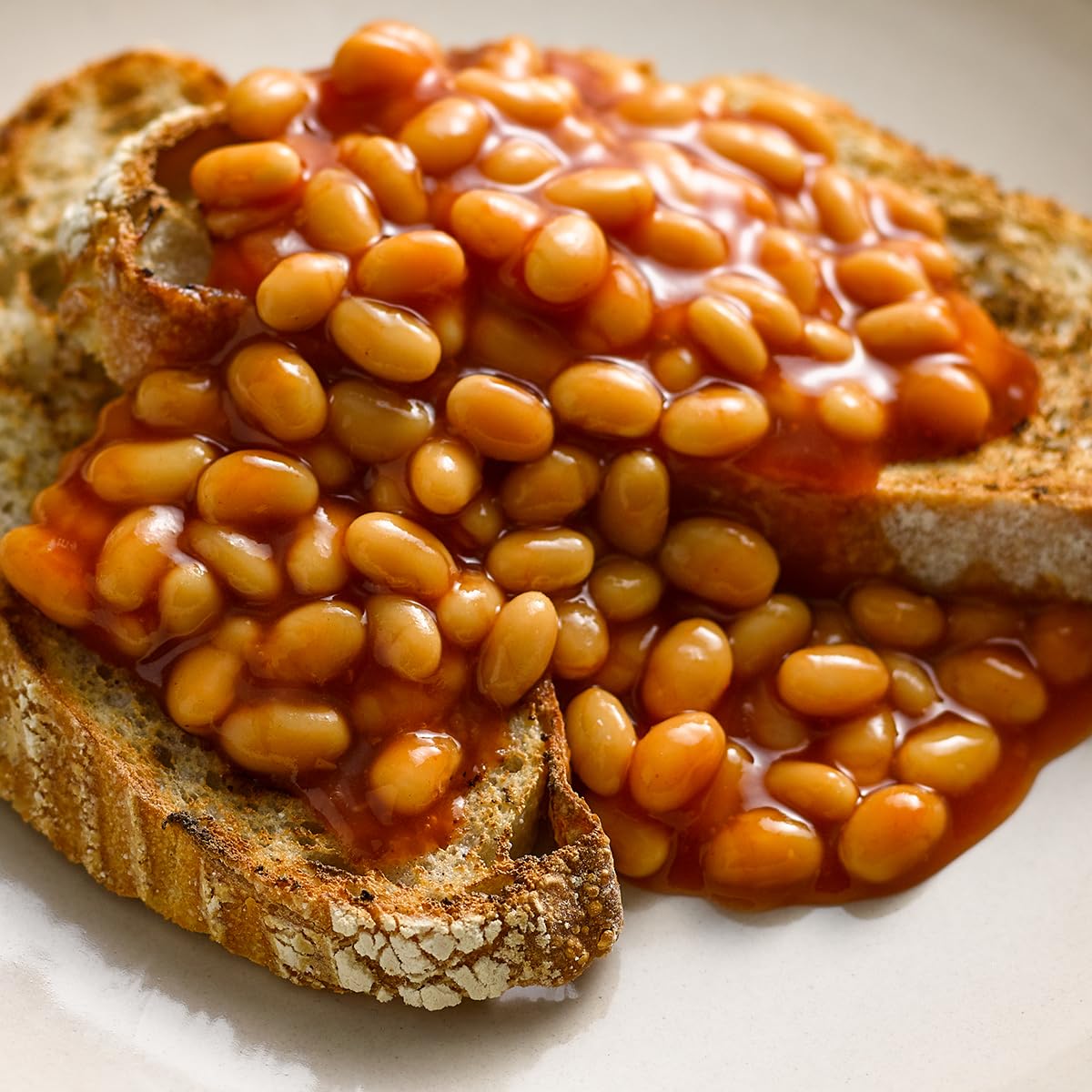 Branston Baked Beans in Tomato Sauce - Vegetarian Friendly, High in Fibre | 4 x 410g Cans 4