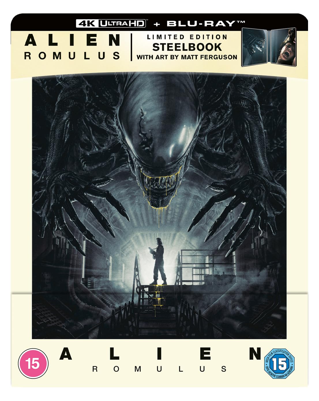 Alien Romulus UHD/BD SteelBook (Matt Ferguson art) [Blu-ray] [Region Free] 1