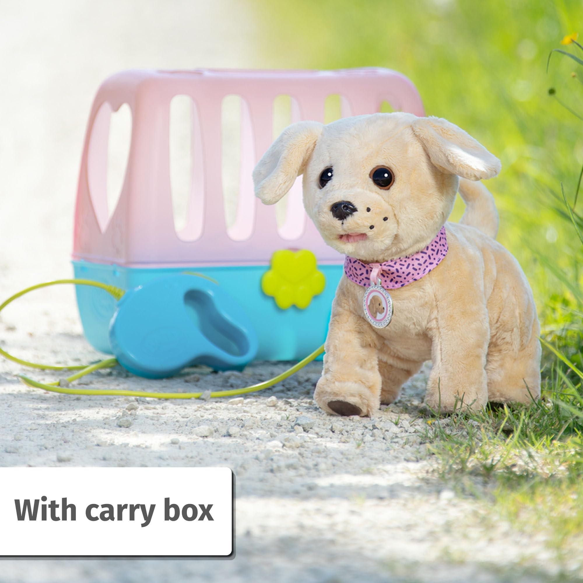 BABY born My Dog Lucky with Carry Box - 5 Realistic Functions, Interactive Playset for Ages 3+ 2