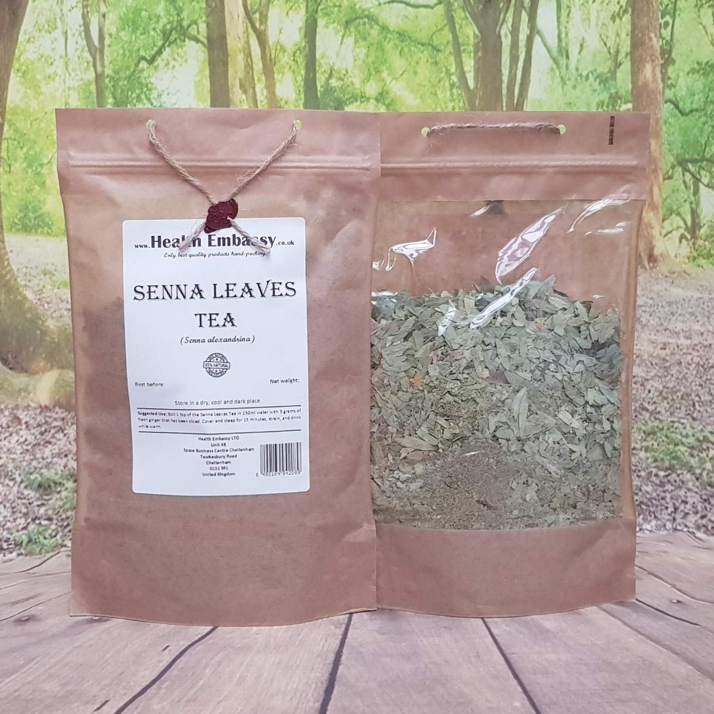 Health Embassy Senna Leaves Tea (Senna alexandrina) - Laxative Support | 50g Dried Herbal Tea 2