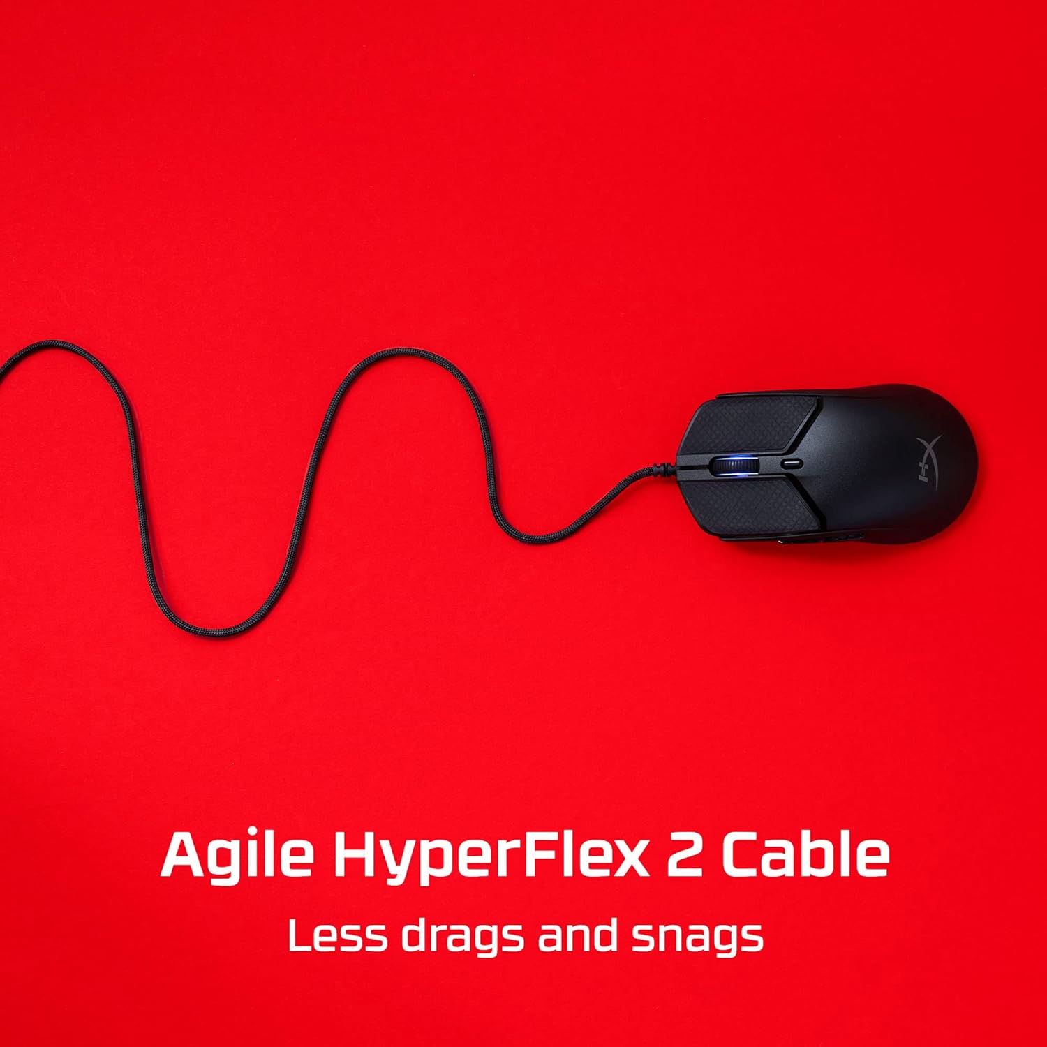 HyperX Pulsefire Haste 2 Gaming Mouse – Ultra-Light 53g with 26K Sensor, 8000Hz Polling, RGB, 6 Programmable Buttons 5