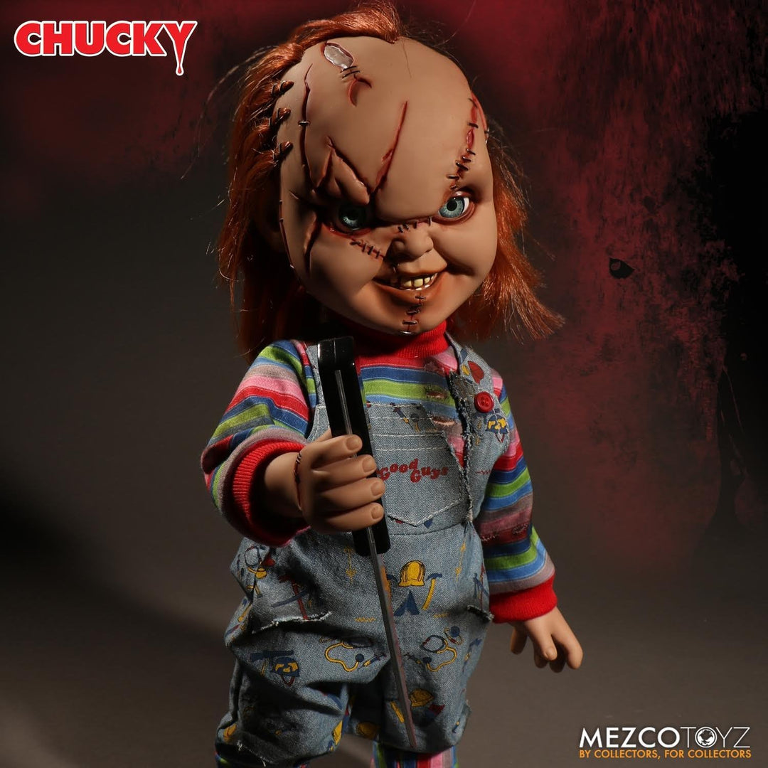 Mezco Chucky Child's Play Collectible Action Figure with Articulation and Sound (78003)