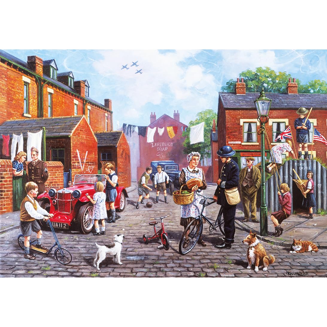 Gibsons Britain at War Jigsaw Puzzle - 500 Pieces, 48 x 34 cm | Recycled Board 5