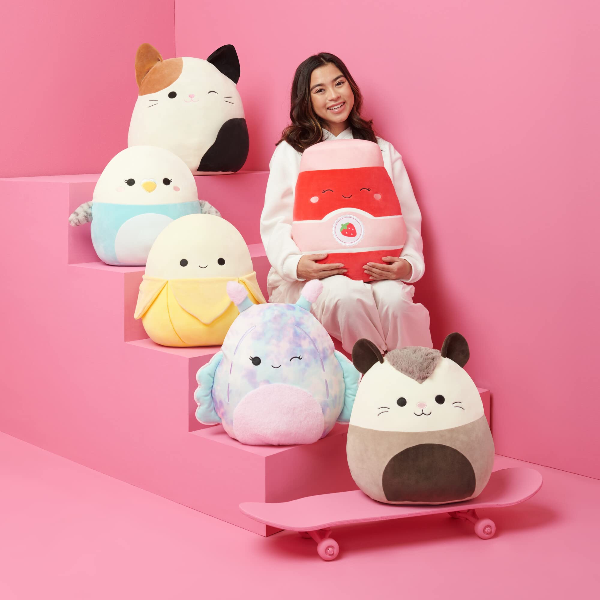 Squishmallows Original 5-Inch Plush 10-Pack featuring Sergio, Minya, Rheys, and Mieko