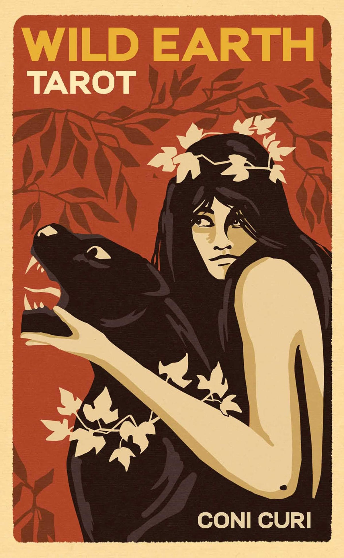 Rockpool Publishing Wild Earth Tarot - Vintage Minimalist Aesthetic | 78 Cards | English