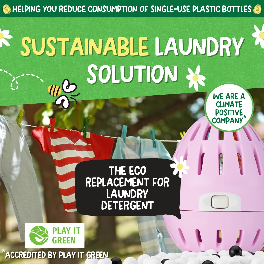 Ecoegg Laundry Egg - Detergent & Fabric Conditioner Replacement | Non Bio | Spring Blossom Scent 5