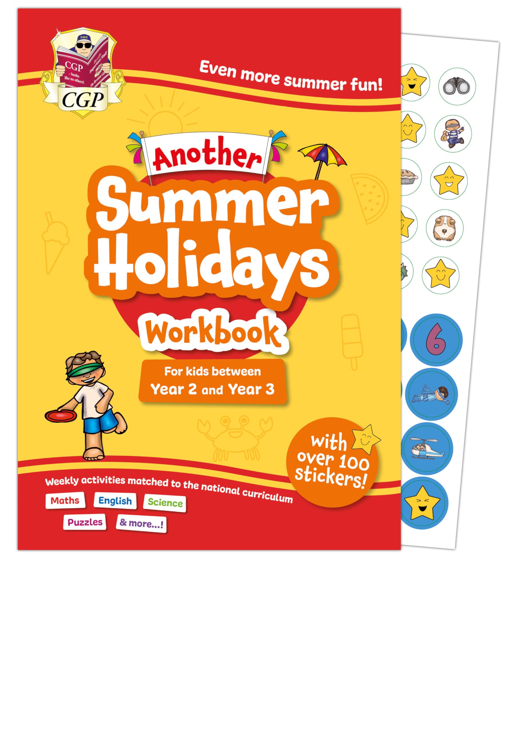 CGP Summer Holidays Activity Workbook - Year 2 to Year 3 Transition | Paperback | English 1