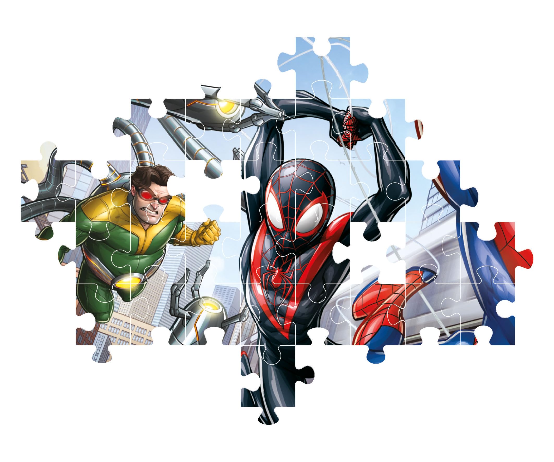 Clementoni Marvel Spider-Man 104-Piece Jigsaw Puzzle - Educational Kids Puzzle for Ages 6-8