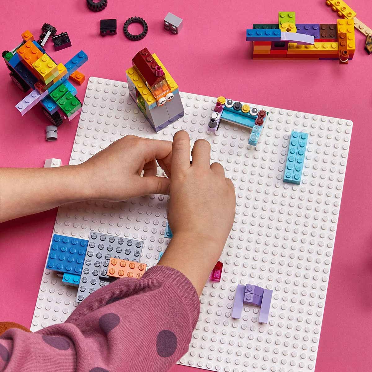 LEGO Classic White Baseplate 32x32 Building Base for Creative Play 11