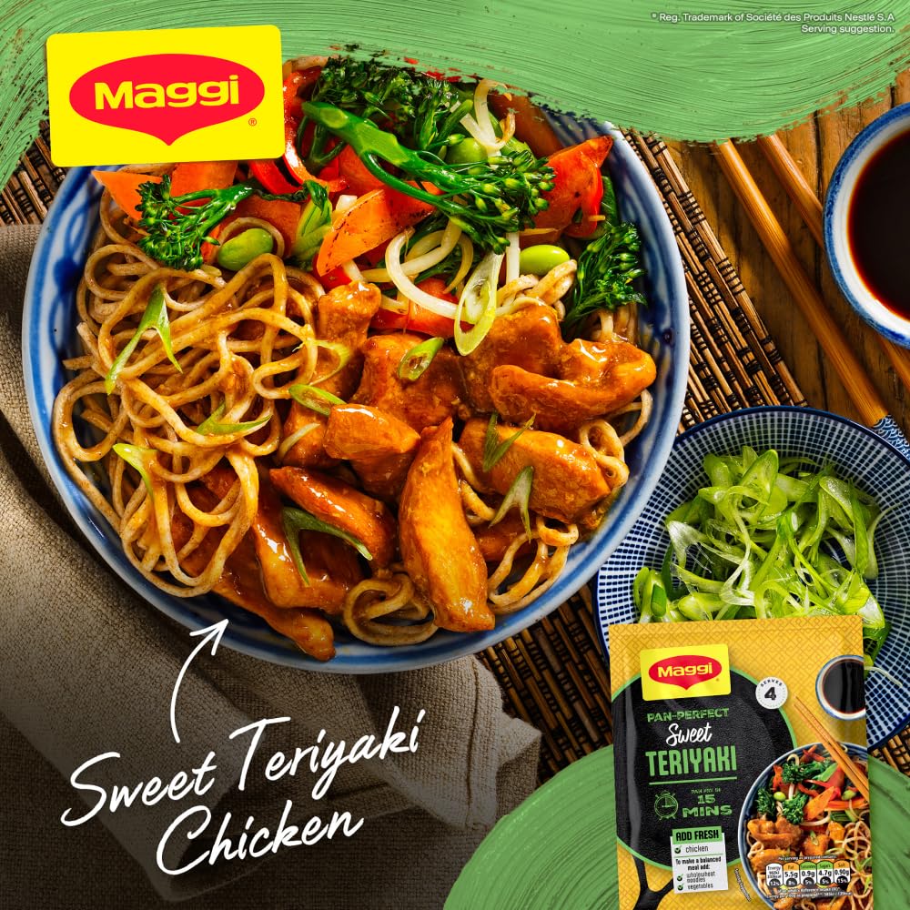 MAGGI Pan Perfect Teriyaki Herbs and Spices Recipe Mix 37g 9