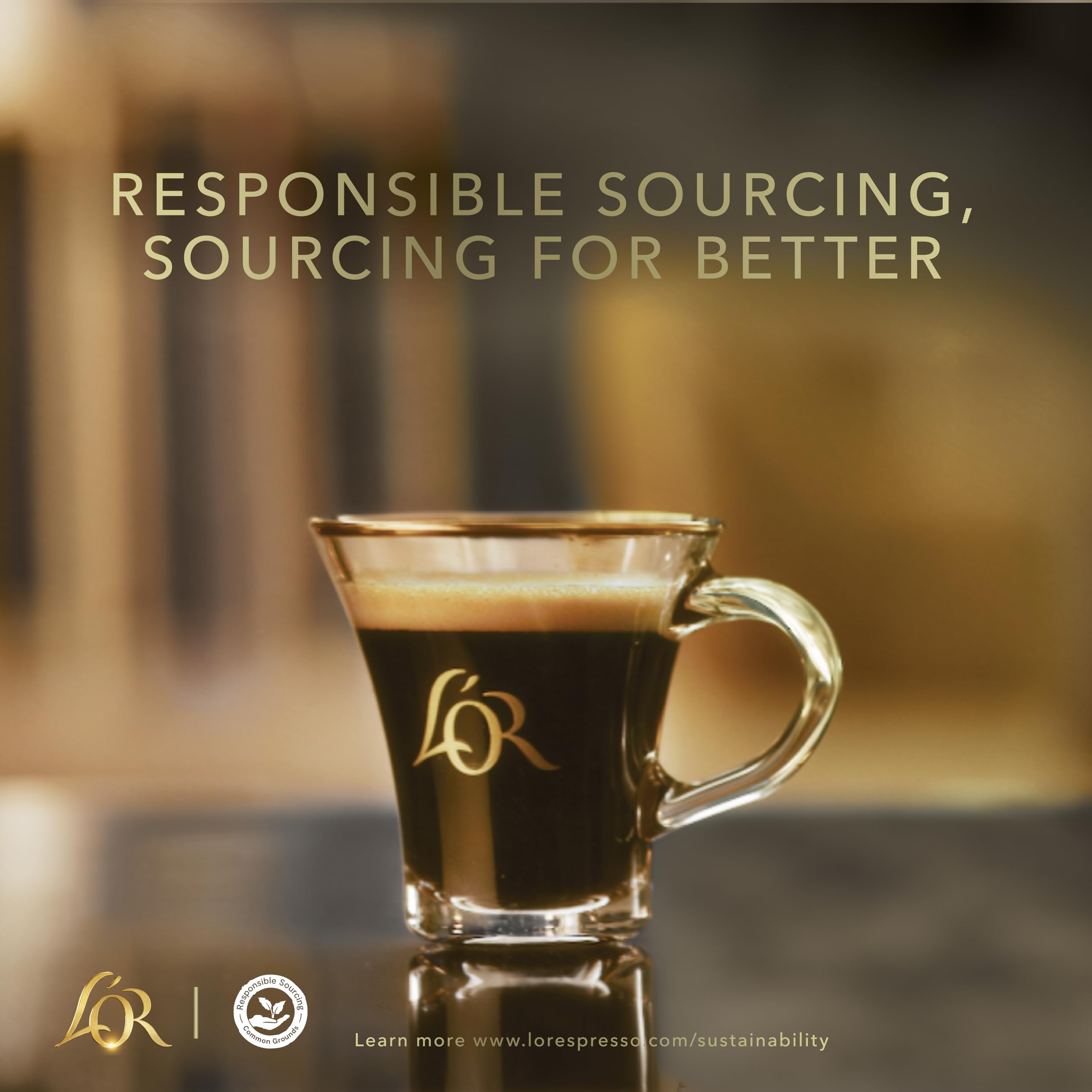 L'OR Origins Colombia Coffee Pods - Citrus Fruit Flavour & Elegant Aftertaste | 100 Capsules | Compatible with Nespresso 6