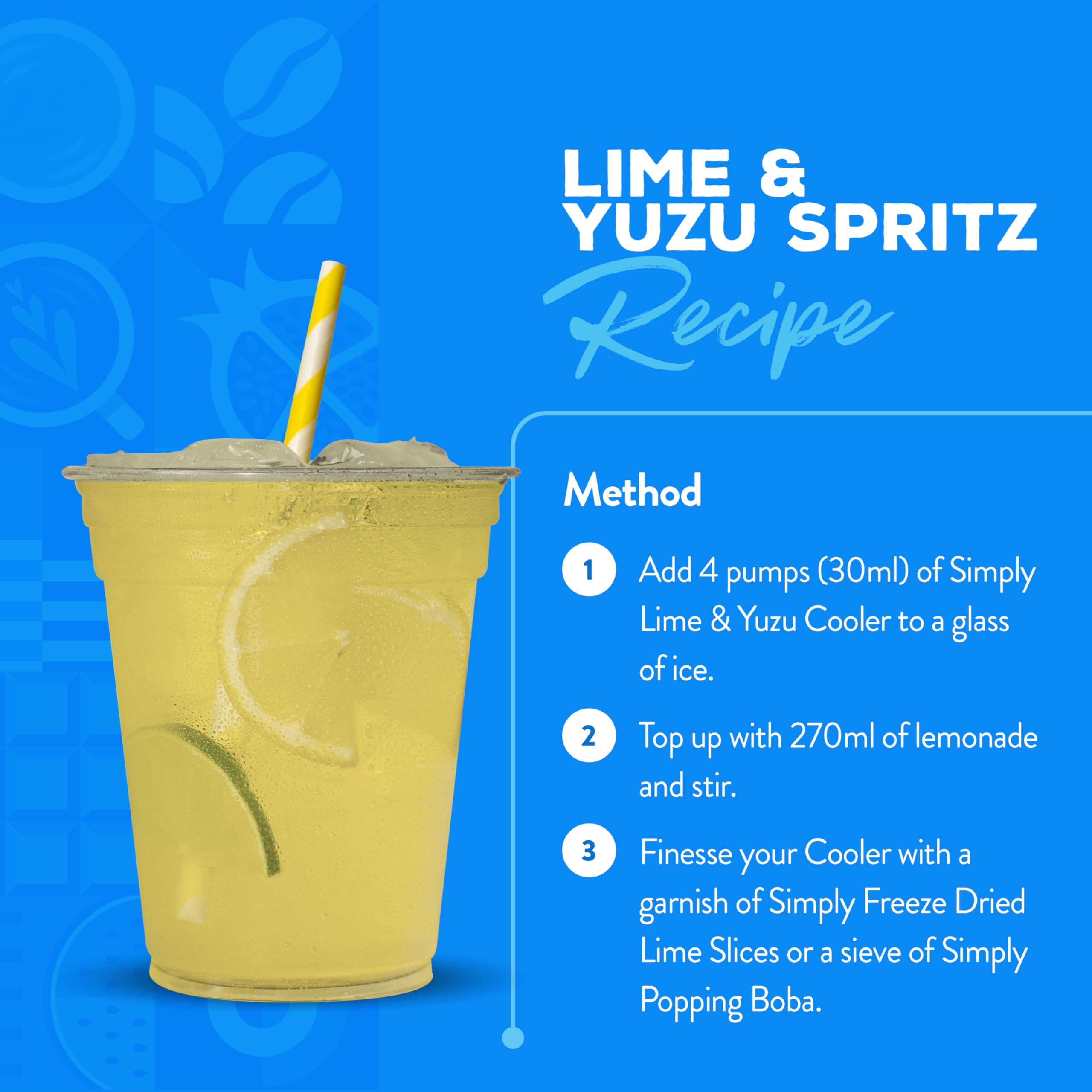 Simply Lime & Yuzu Cooler Syrup - Zesty Citrus Mixer for Cocktails & Mocktails | 1L 5