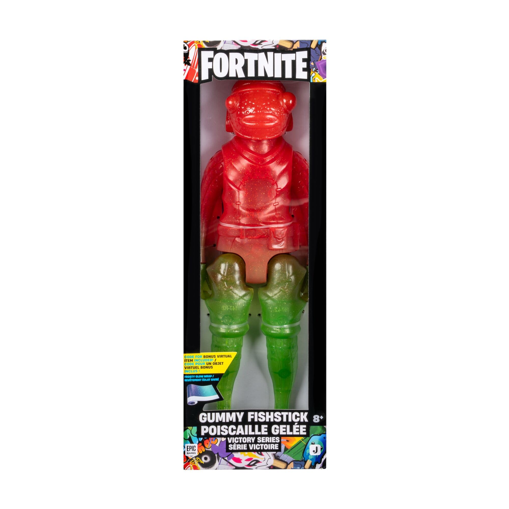 Fortnite Victory Gummy Fishstick Action Figure - 12-Inch, 7 Points of Articulation 1
