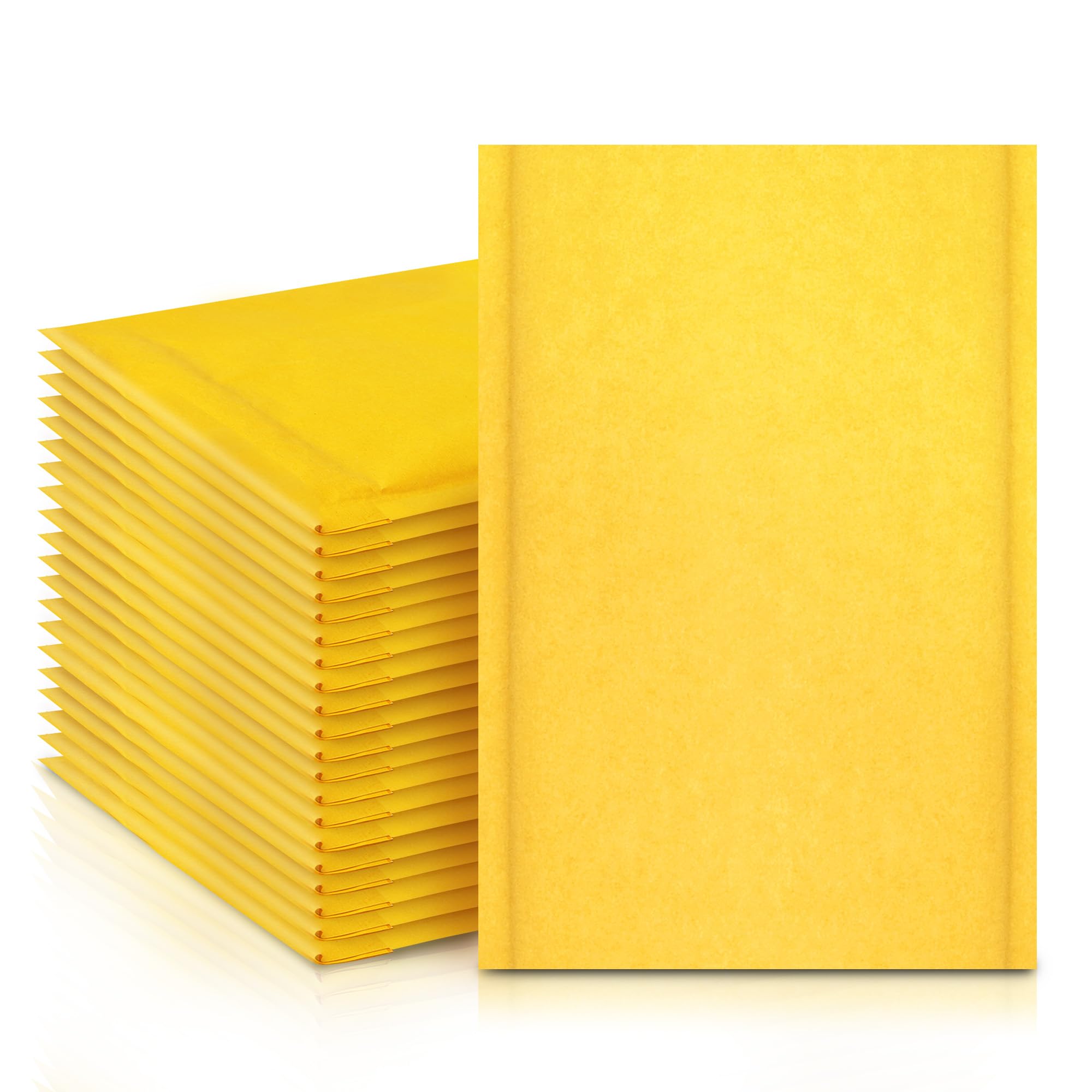 Merrimen Padded Envelope Mailers - A5 Size, 10 Pack Gold | Lightweight Protection