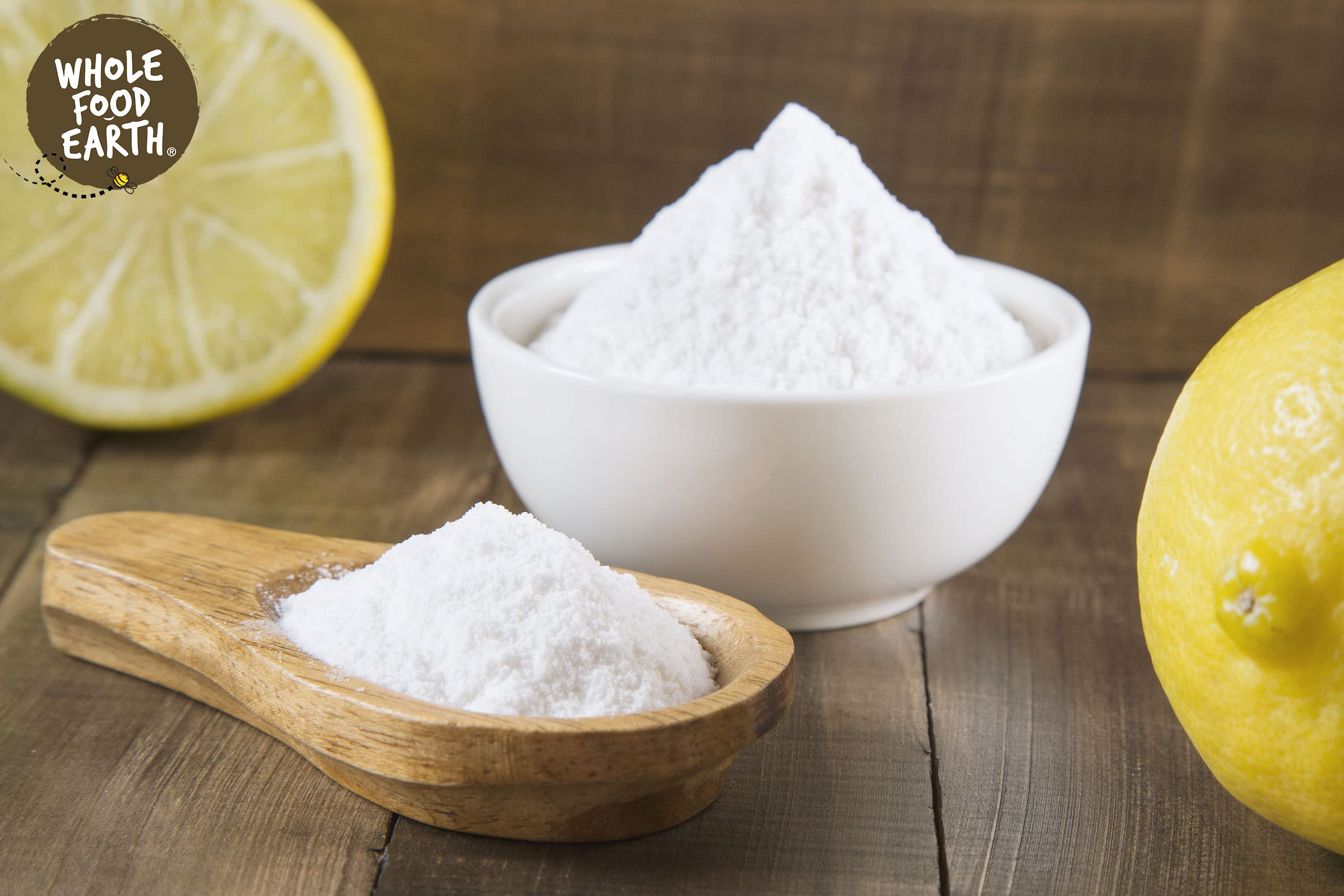 Wholefood Earth Sodium Bicarbonate Baking Soda - Versatile Leavening Agent & Cleaner | 500g Powder 3