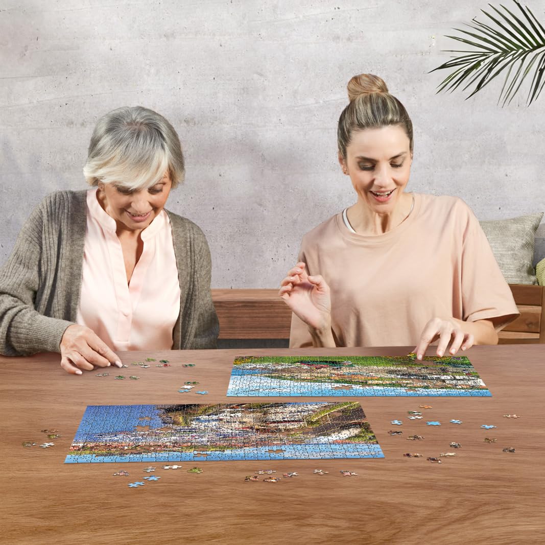 Ravensburger Picturesque Landscapes No. 1 Jigsaw Puzzle - 1000 Pieces, Yorkshire Whitby & Runswick Bay