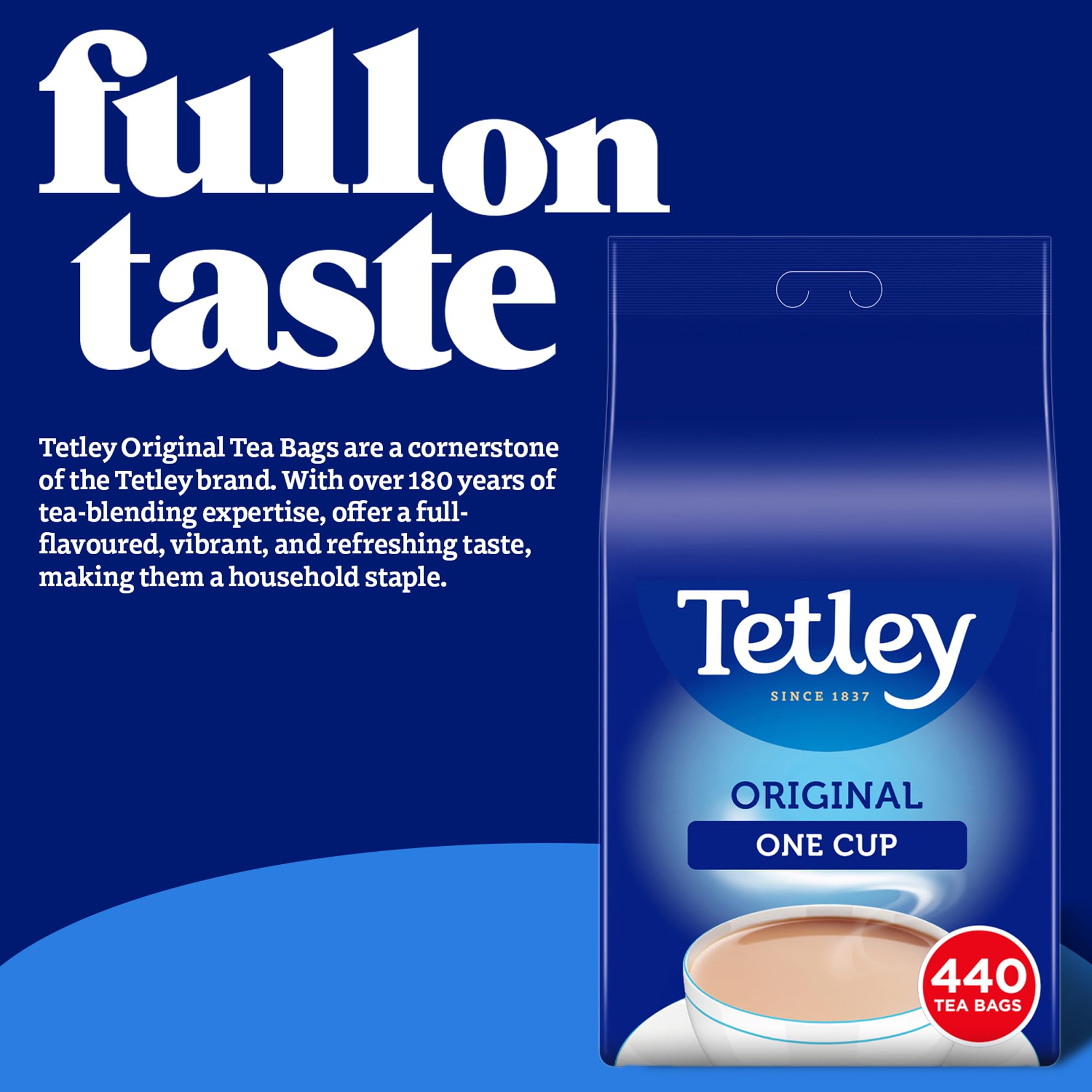 Tetley Black Tea Bags - 440 Count Value Pack | Rainforest Alliance Certified 6