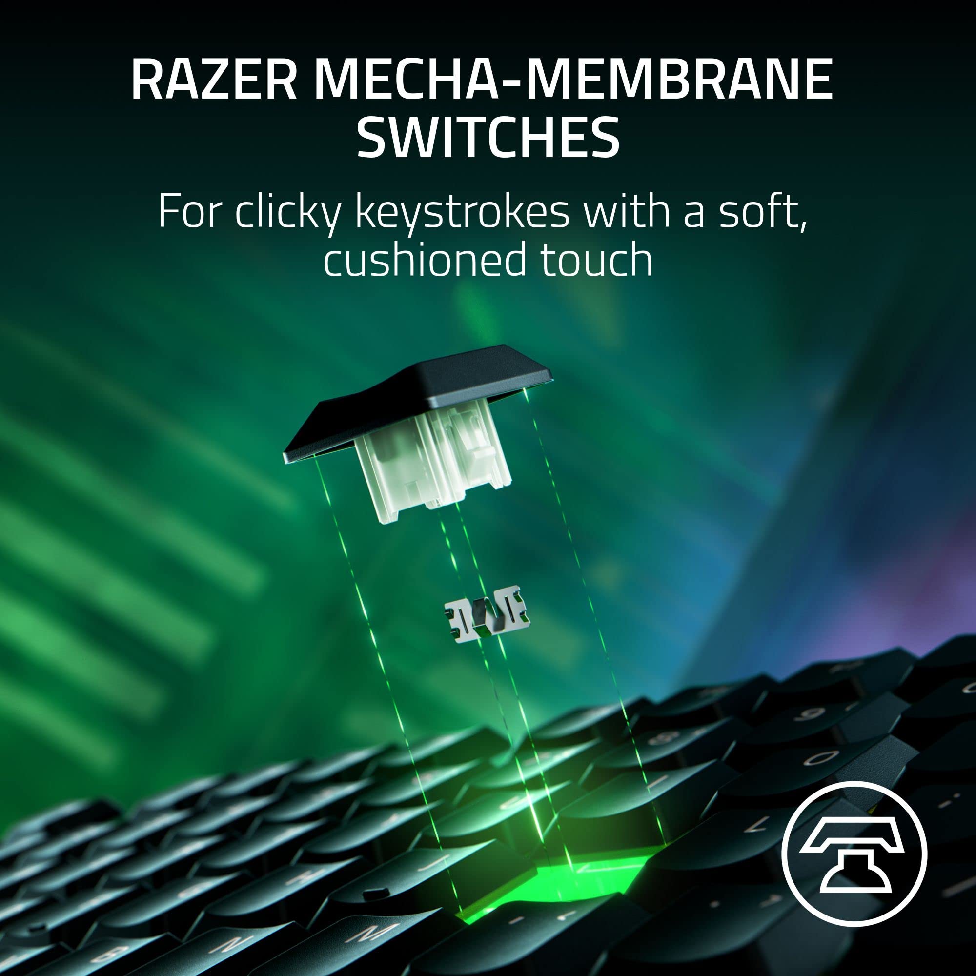 Razer Ornata V3 Tenkeyless Gaming Keyboard - Mecha-Membrane Switches, RGB Backlighting, Magnetic Wrist Rest, UK Layout 3