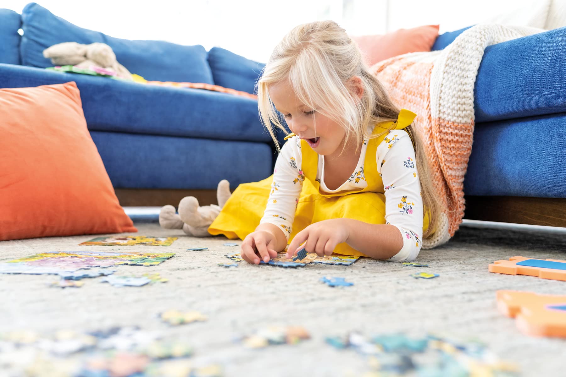 Ravensburger Bluey My First Jigsaw Puzzles - 72-Piece Puzzle Set for Kids 3 Years Up 4