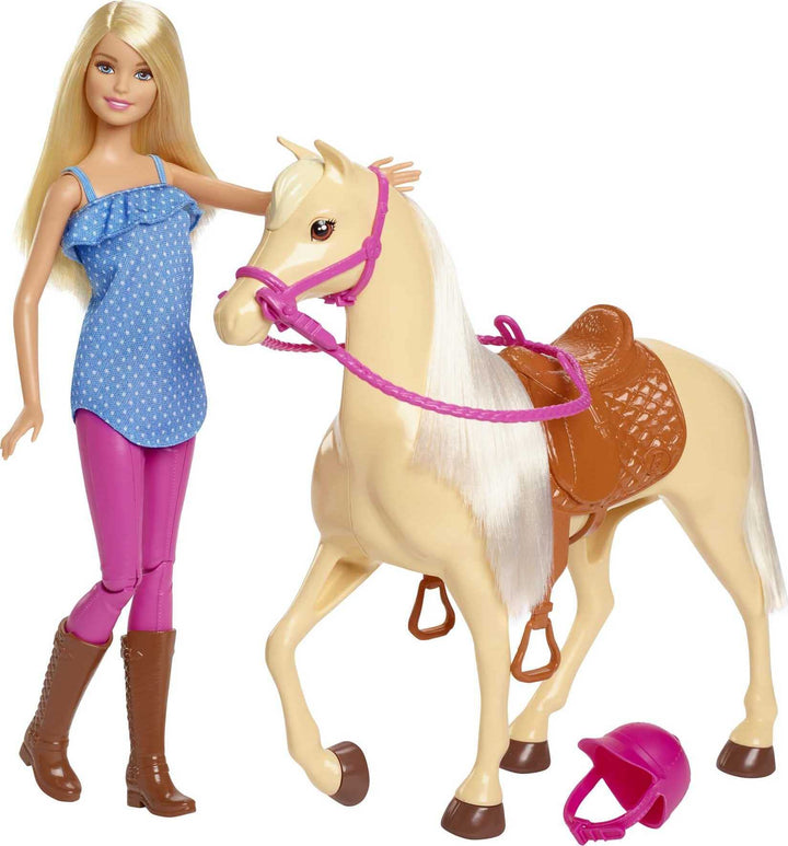 Barbie Doll and Horse Playset - Riding Adventure for Kids 3+
